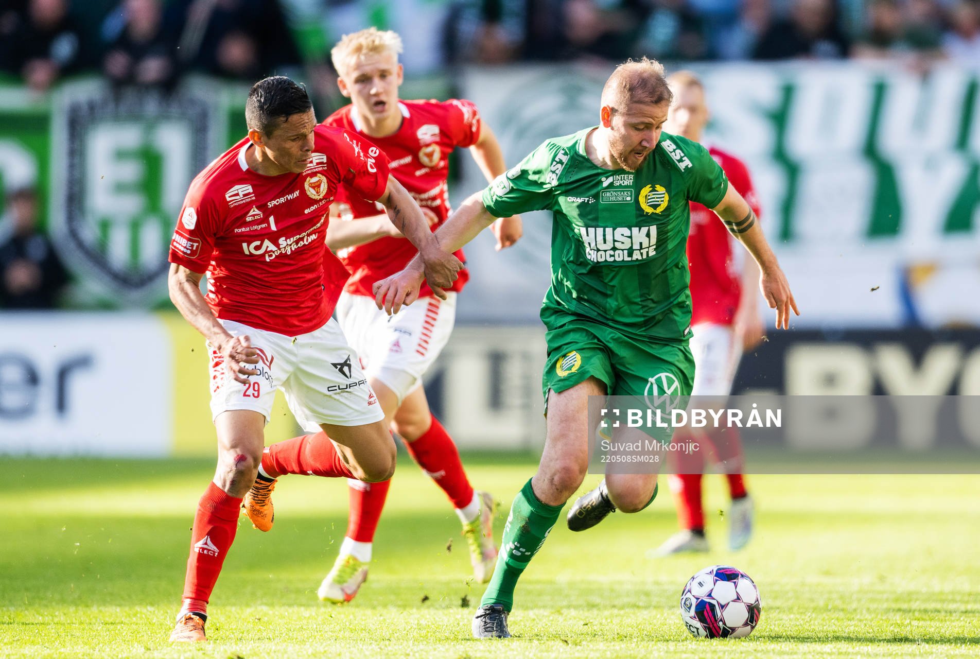 Kalmars Romario Pereira Sipiao och Hammarbys Darijan Bojanic