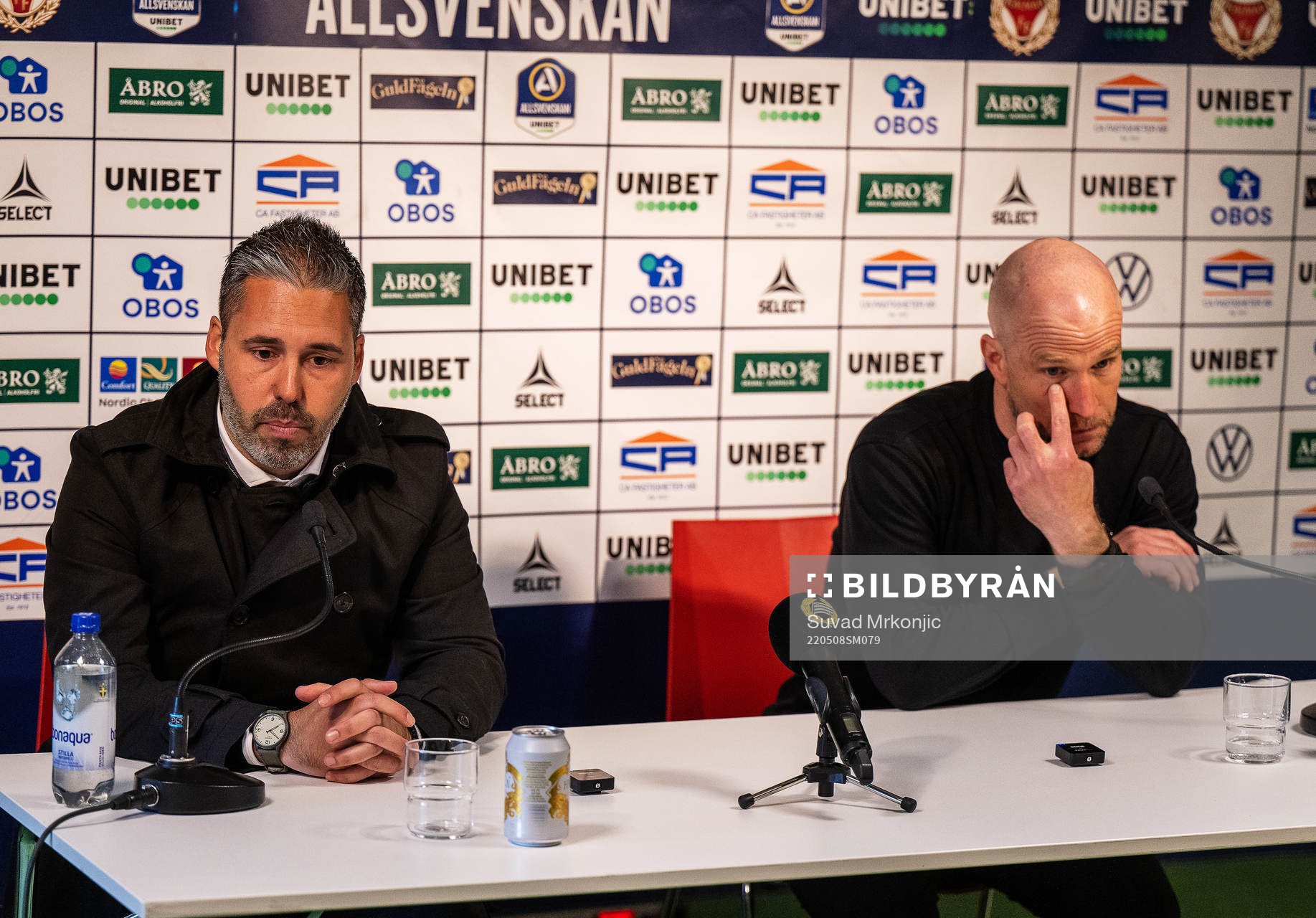 Hammarbys tränare Martí Cifuentes och Kalmars tränare