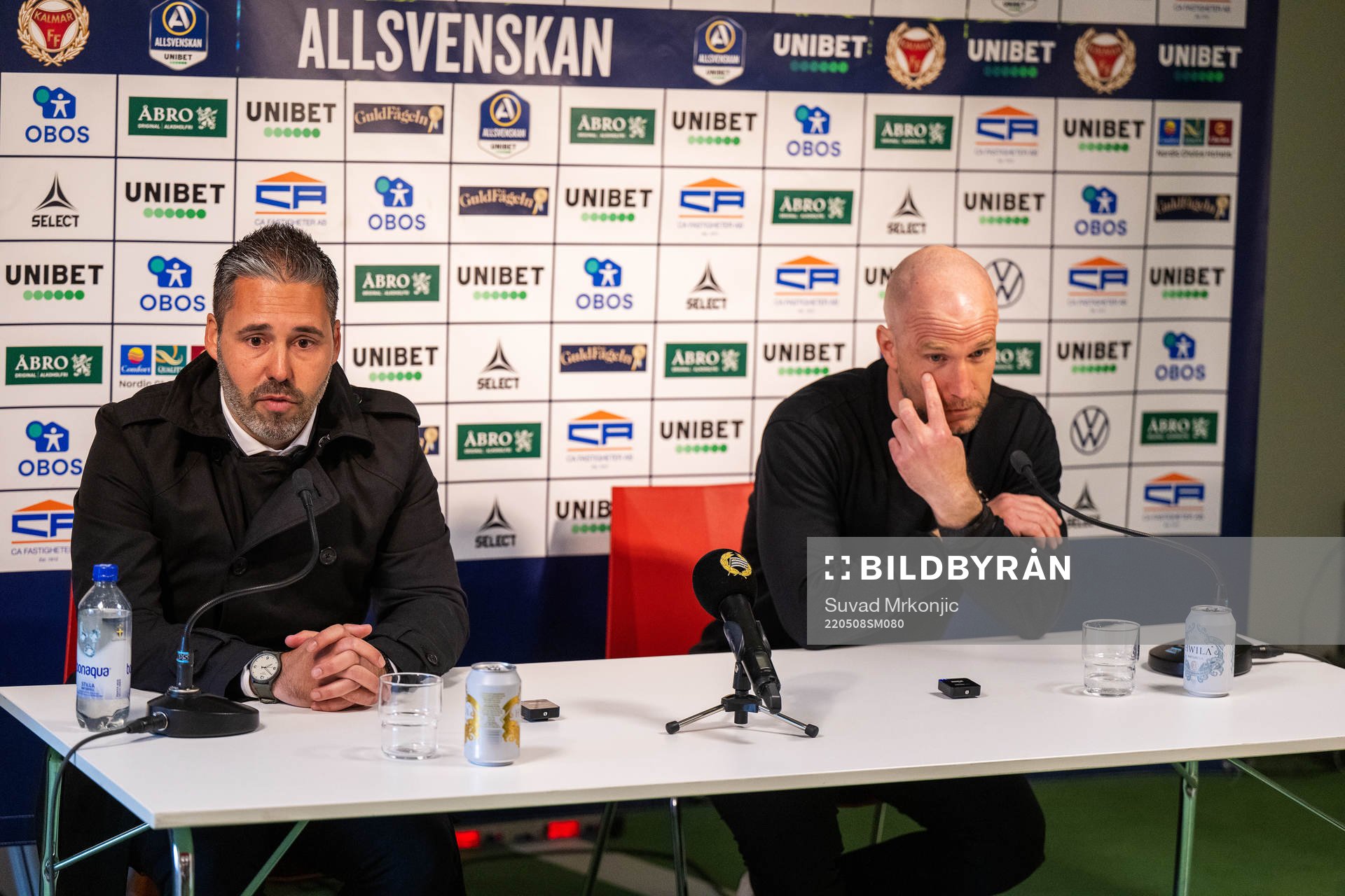 Hammarbys tränare Martí Cifuentes och Kalmars tränare