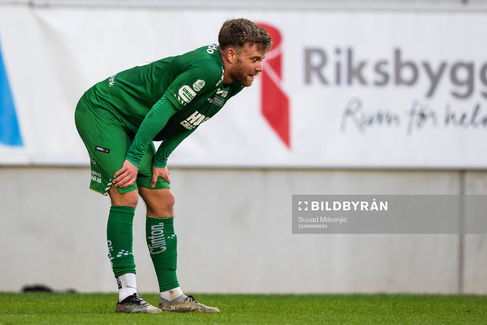 Hammarbys Simon Sandberg deppar