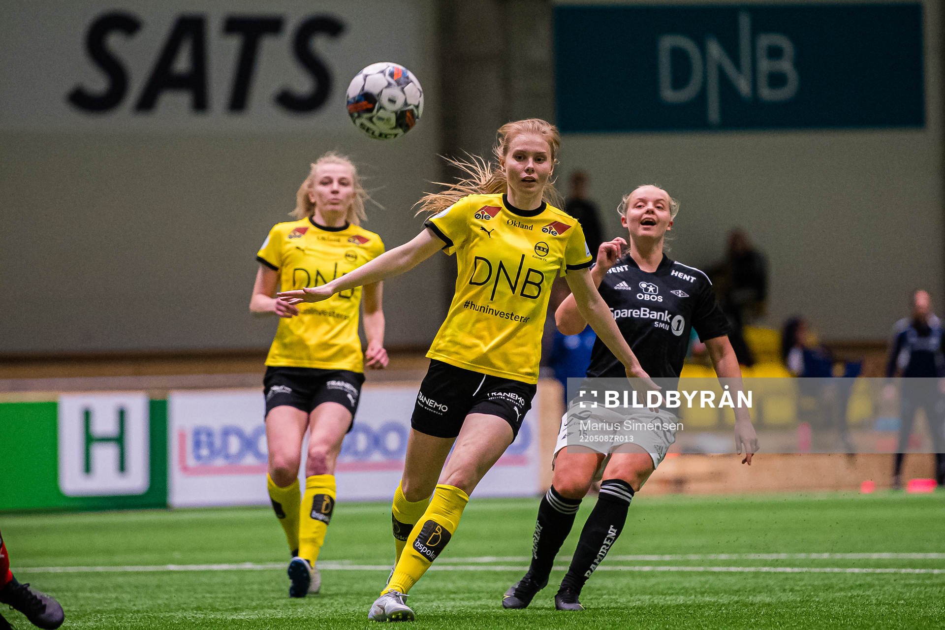 Malin Johnsen Brenn of LSK Kvinner during the Toppserien football match between LSK Kvinner and Rosenborg on May 8, 2022 in Lillestrøm.