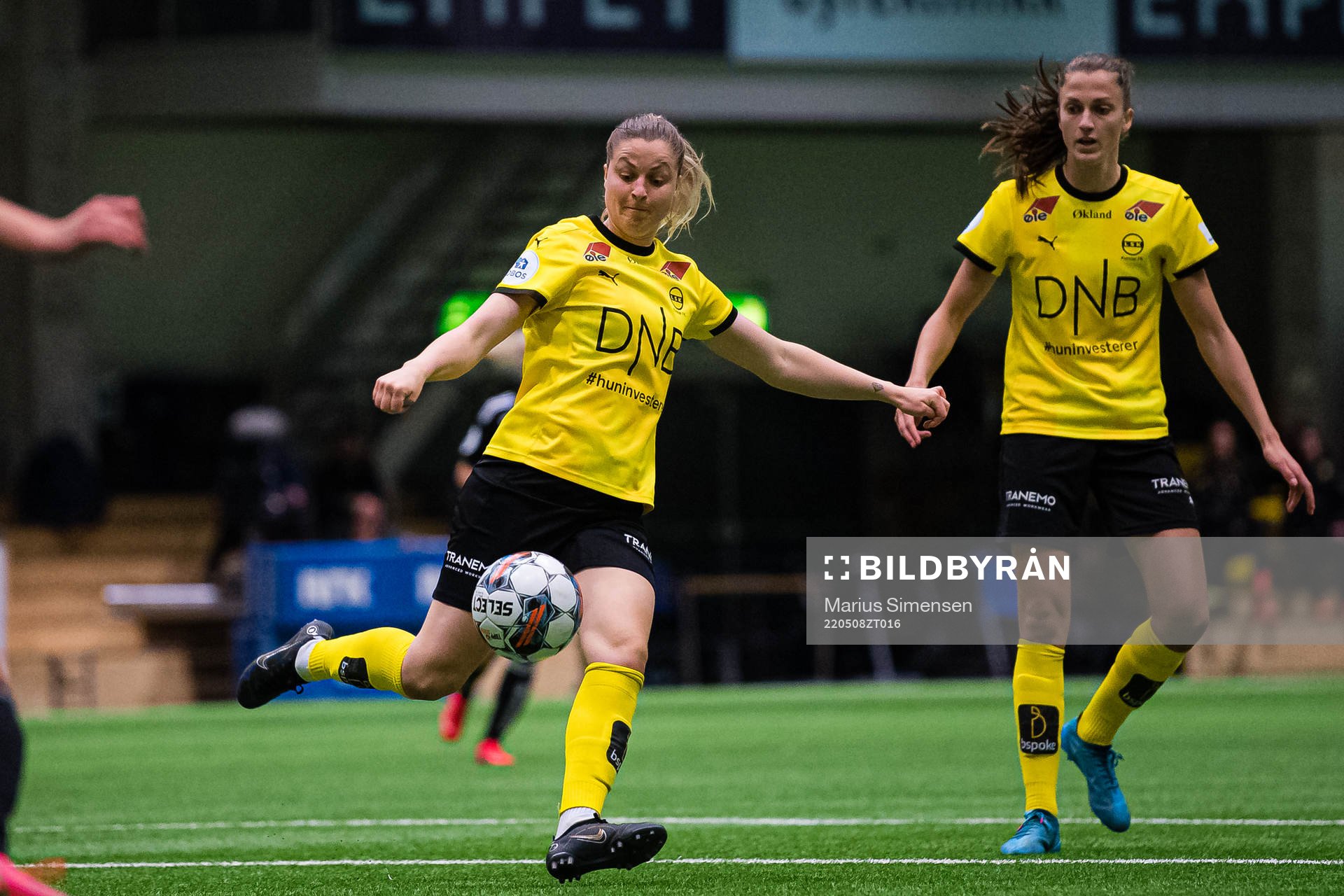 Ingrid Marie Karlsen Spord of LSK Kvinner during the Toppserien football match between LSK Kvinner and Rosenborg on May 8, 2022 in Lillestrøm.