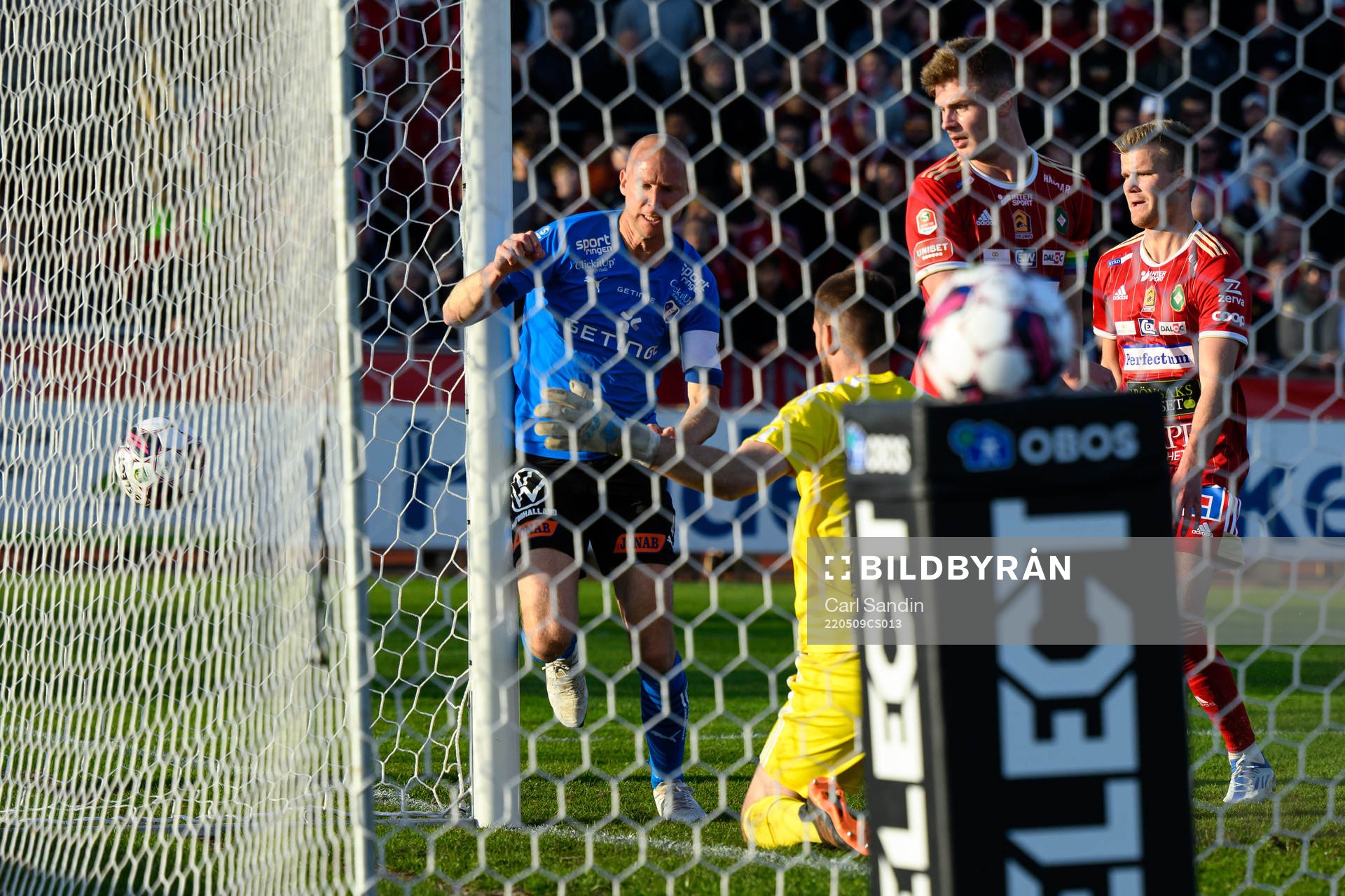 Halmstads Andreas Johansson gör 1-1