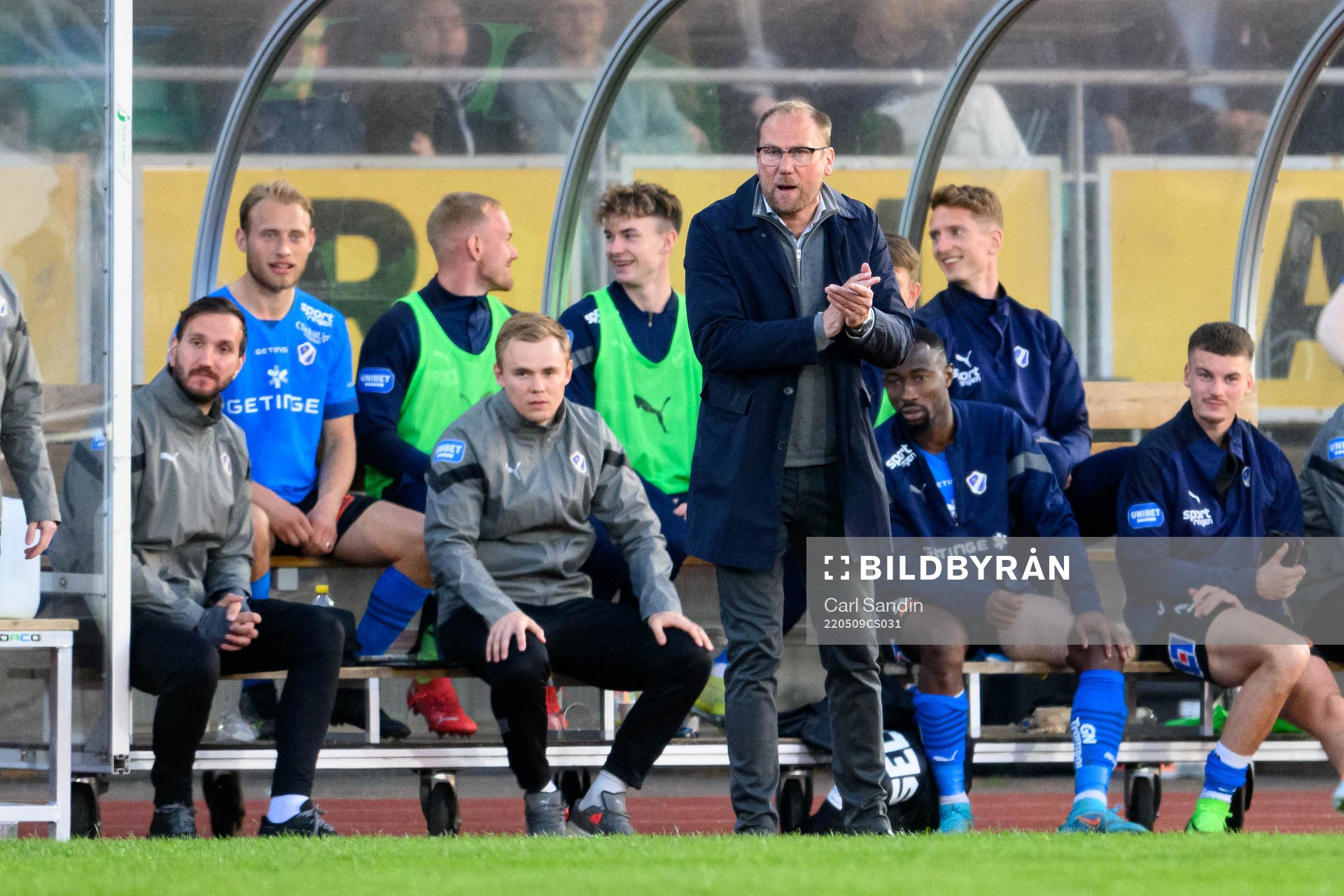 Halmstads tränare Magnus Haglund
