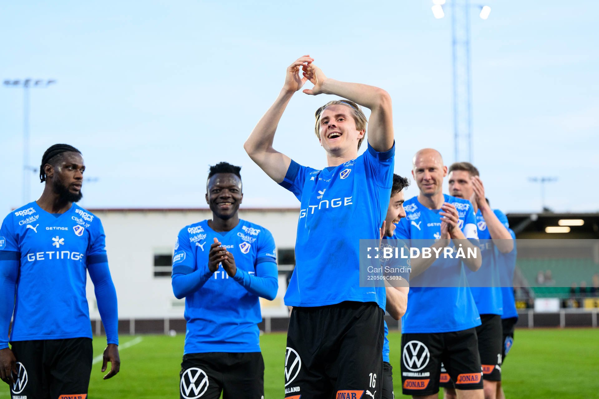 Halmstads Erik Ahlstrand jublar