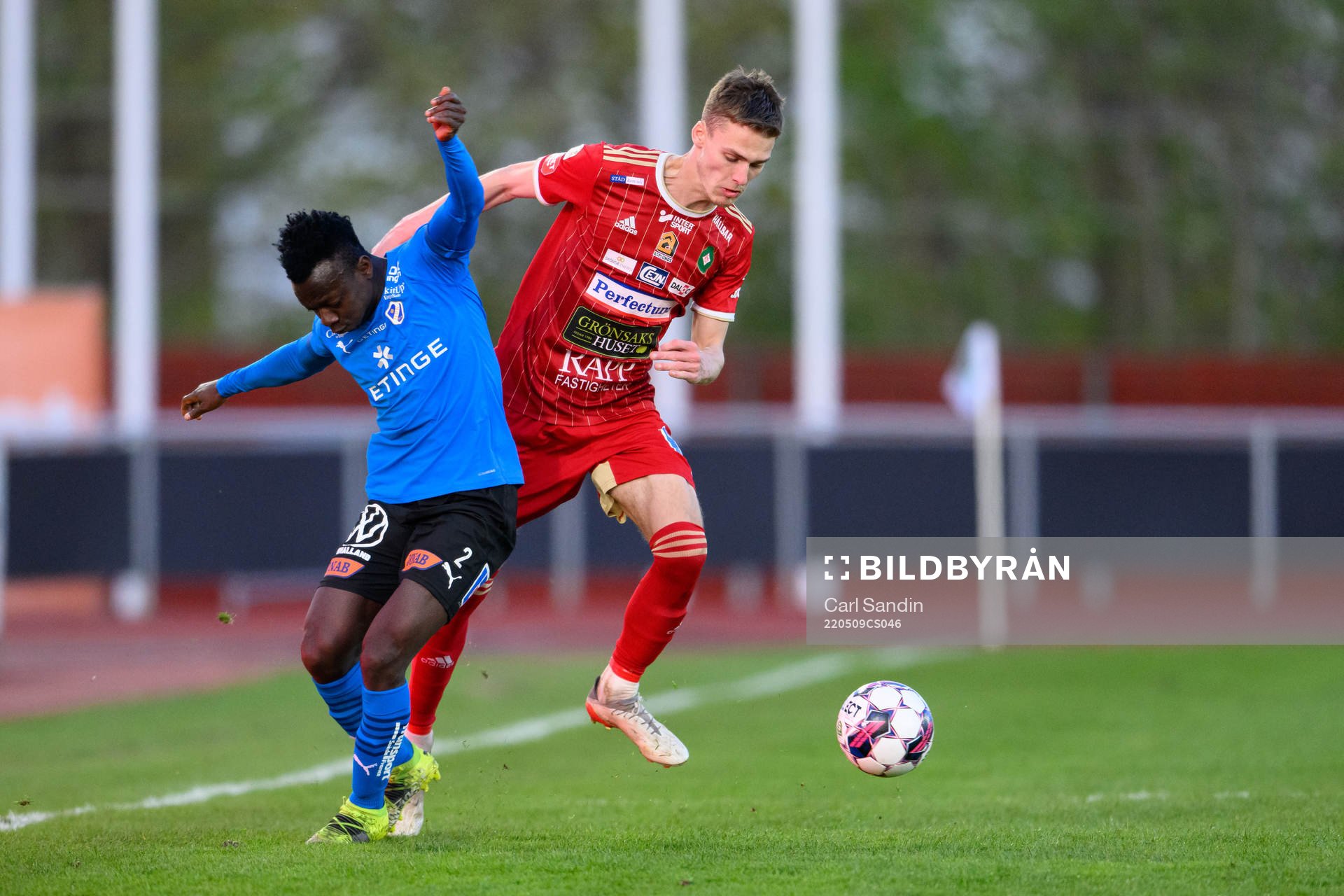 Halmstads Thomas Boakye och Skövdes Villiam Granath