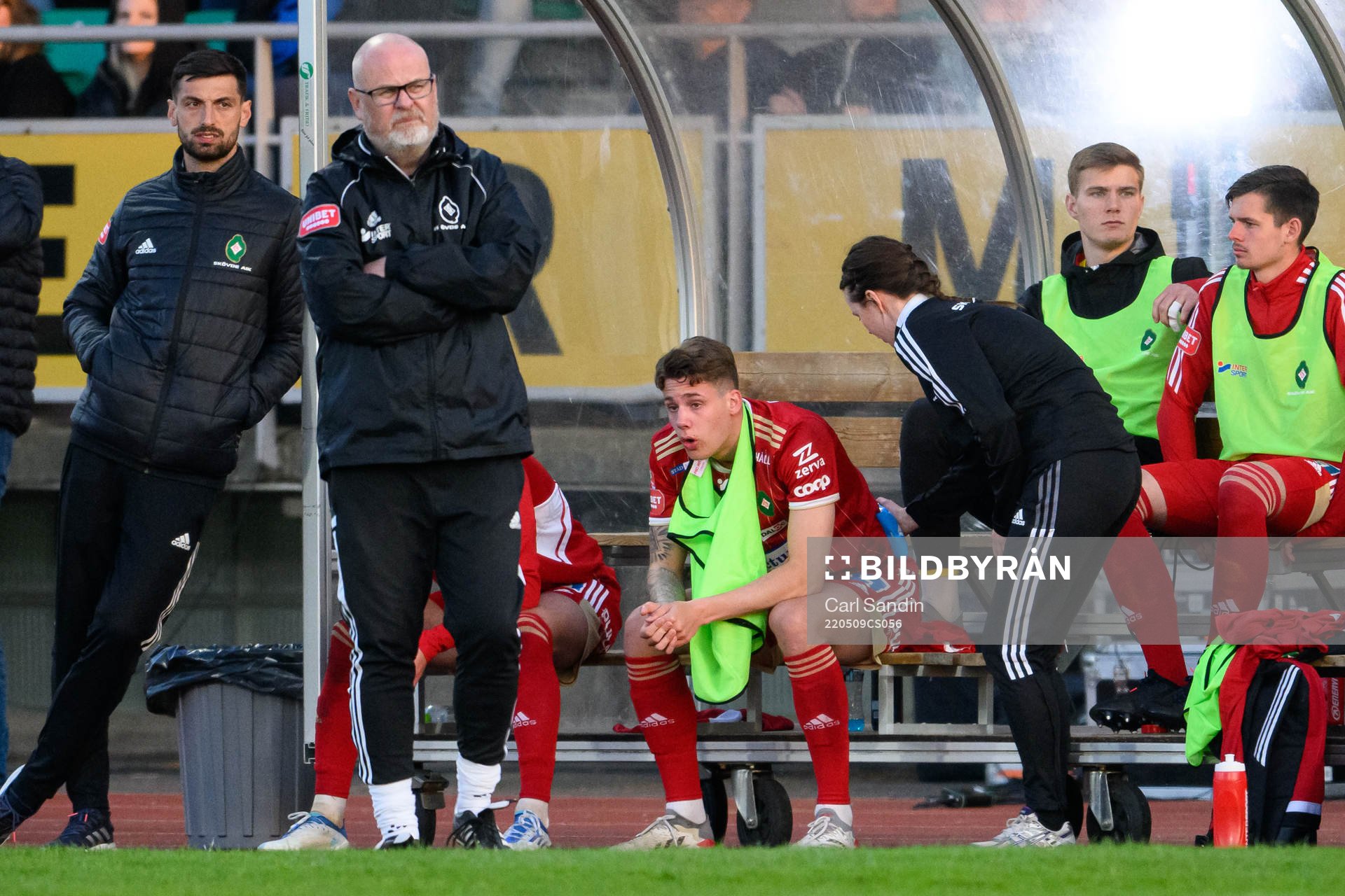 Skövdes Gabriel Wallentin på bänken