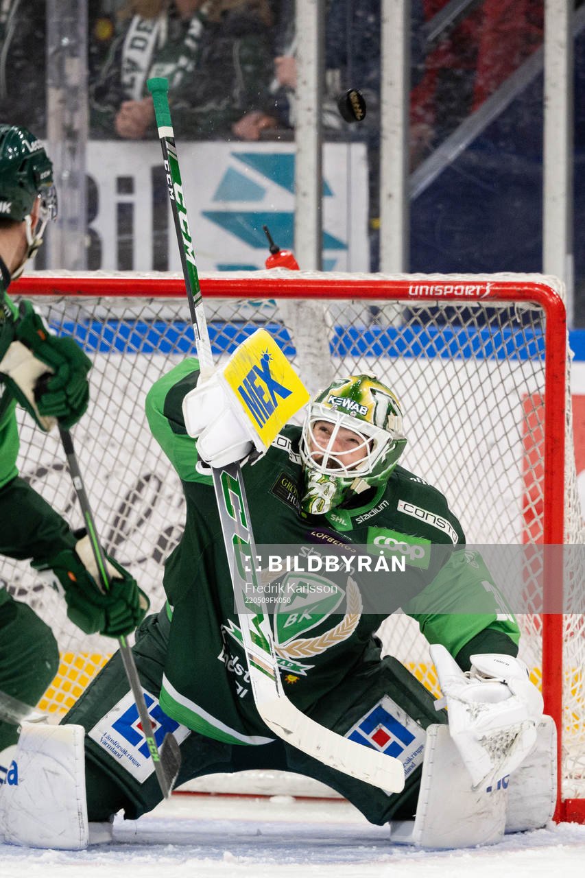 Färjestads målvakt Dominik Furch