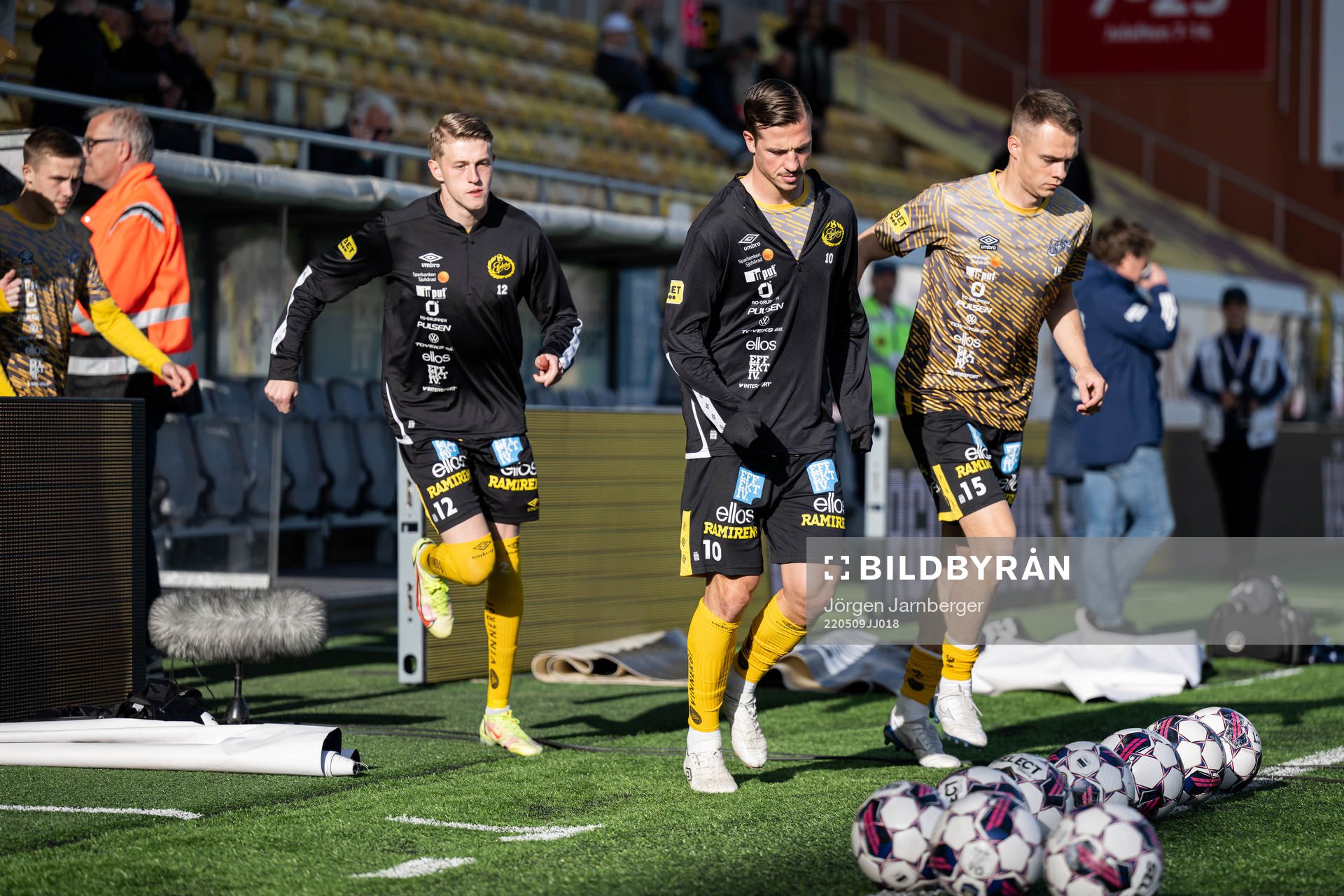 Elfsborgs Alexander Bernhardsson, Simon Olsson och Leo