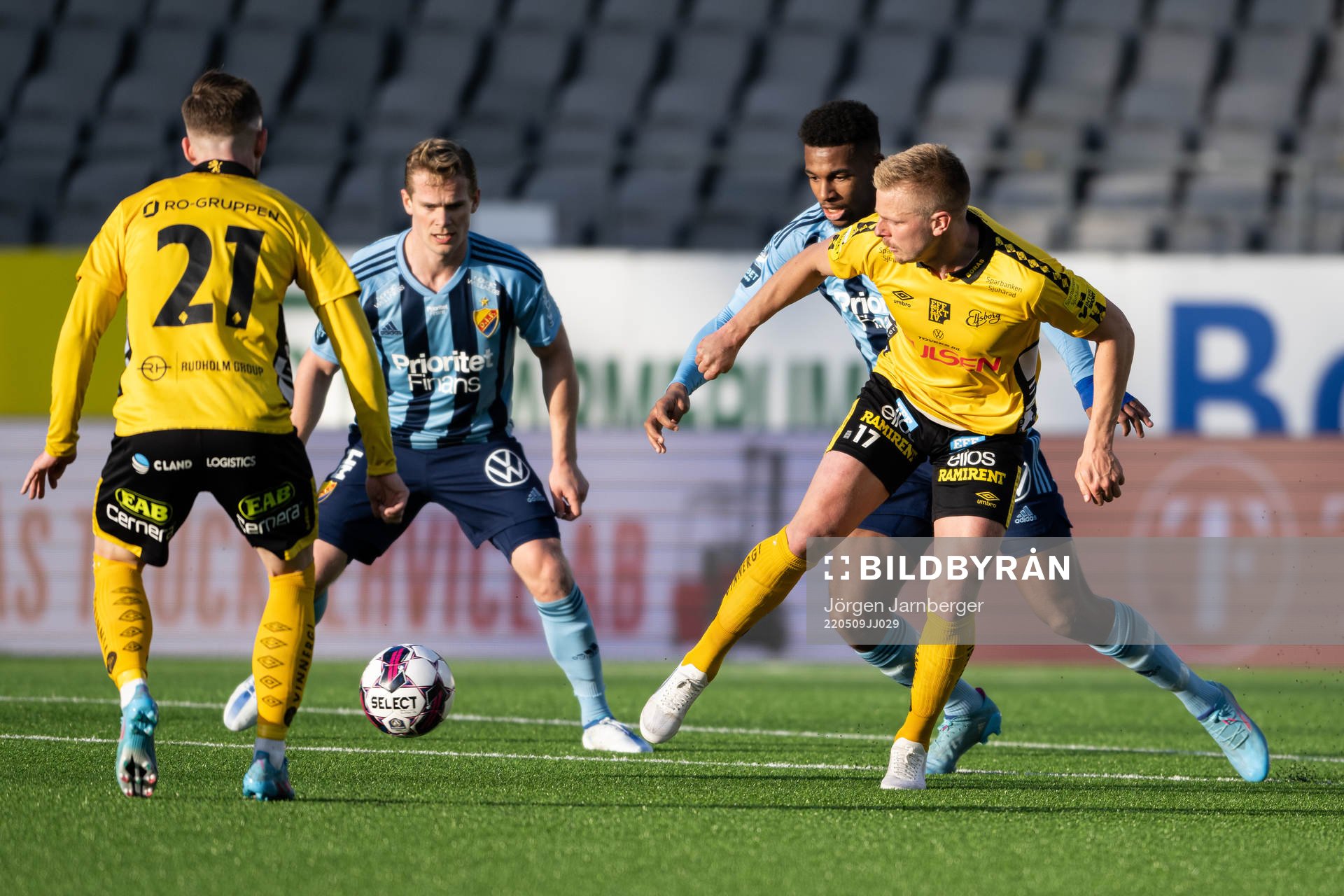 Elfsborgs Per Frick och Djurgårdens Isak Hien