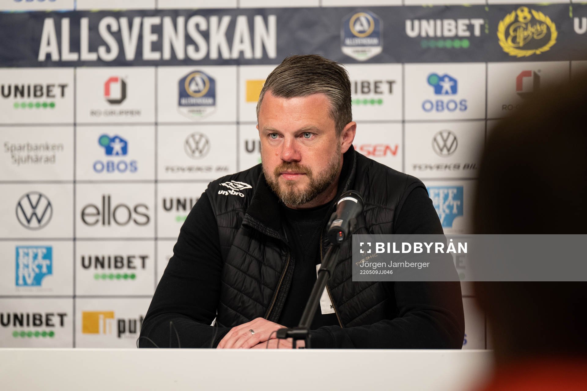 Elfsborgs manager Jimmy Thelin
