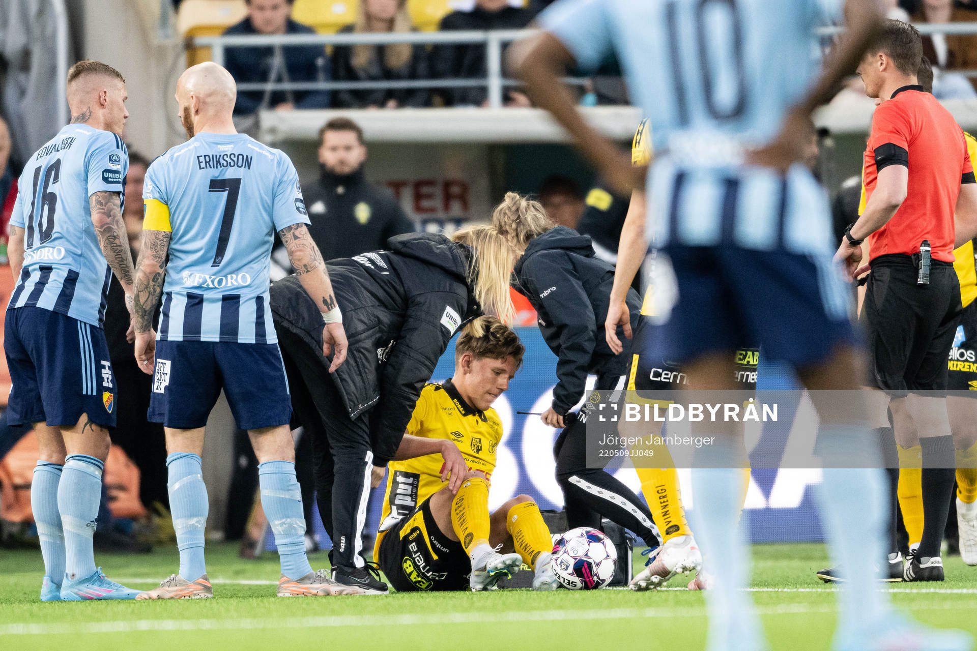 Elfsborgs Noah Söderberg får behandling