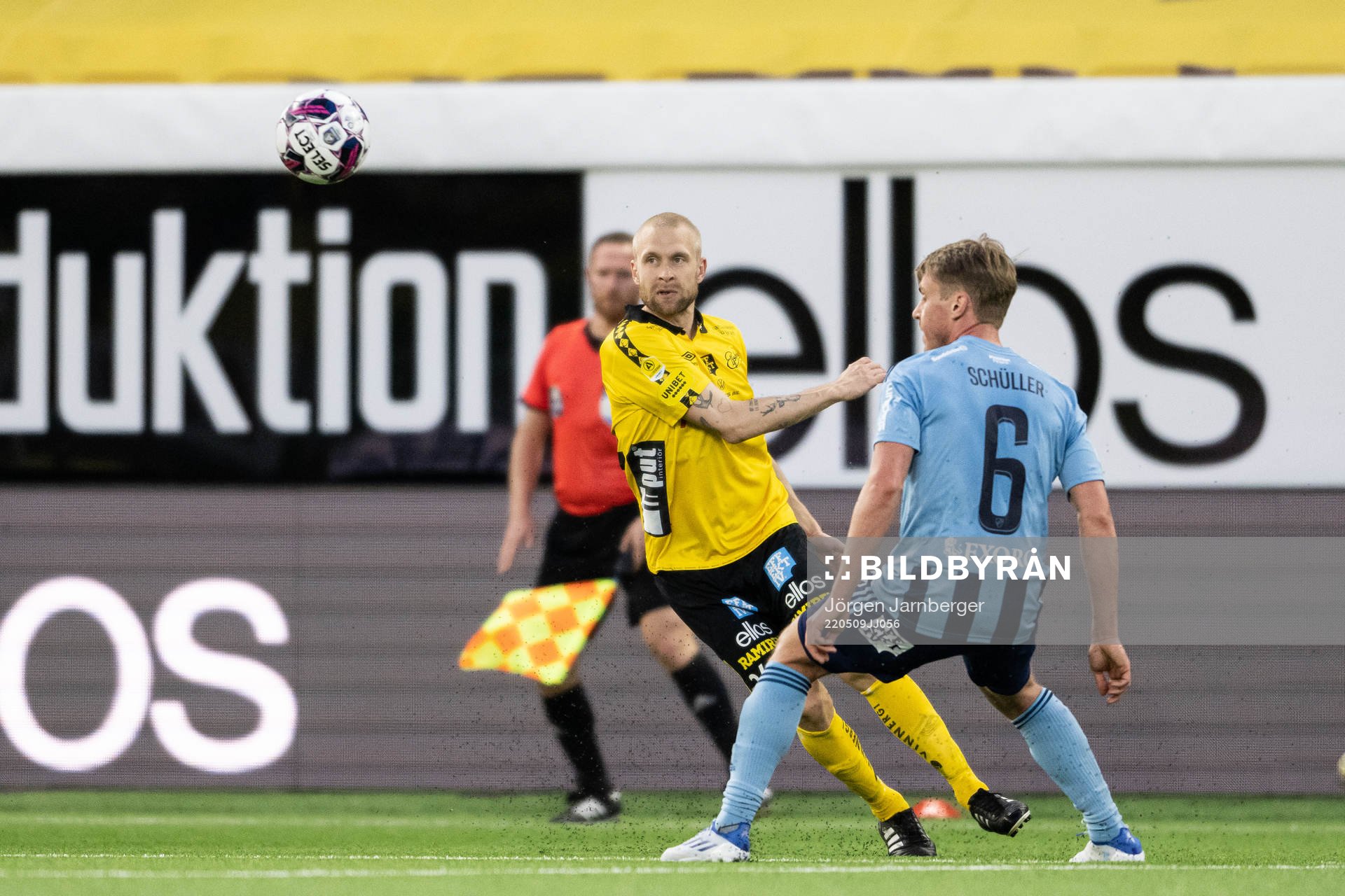 Elfsborgs Johan Larsson och Djurgårdens Rasmus Schüller
