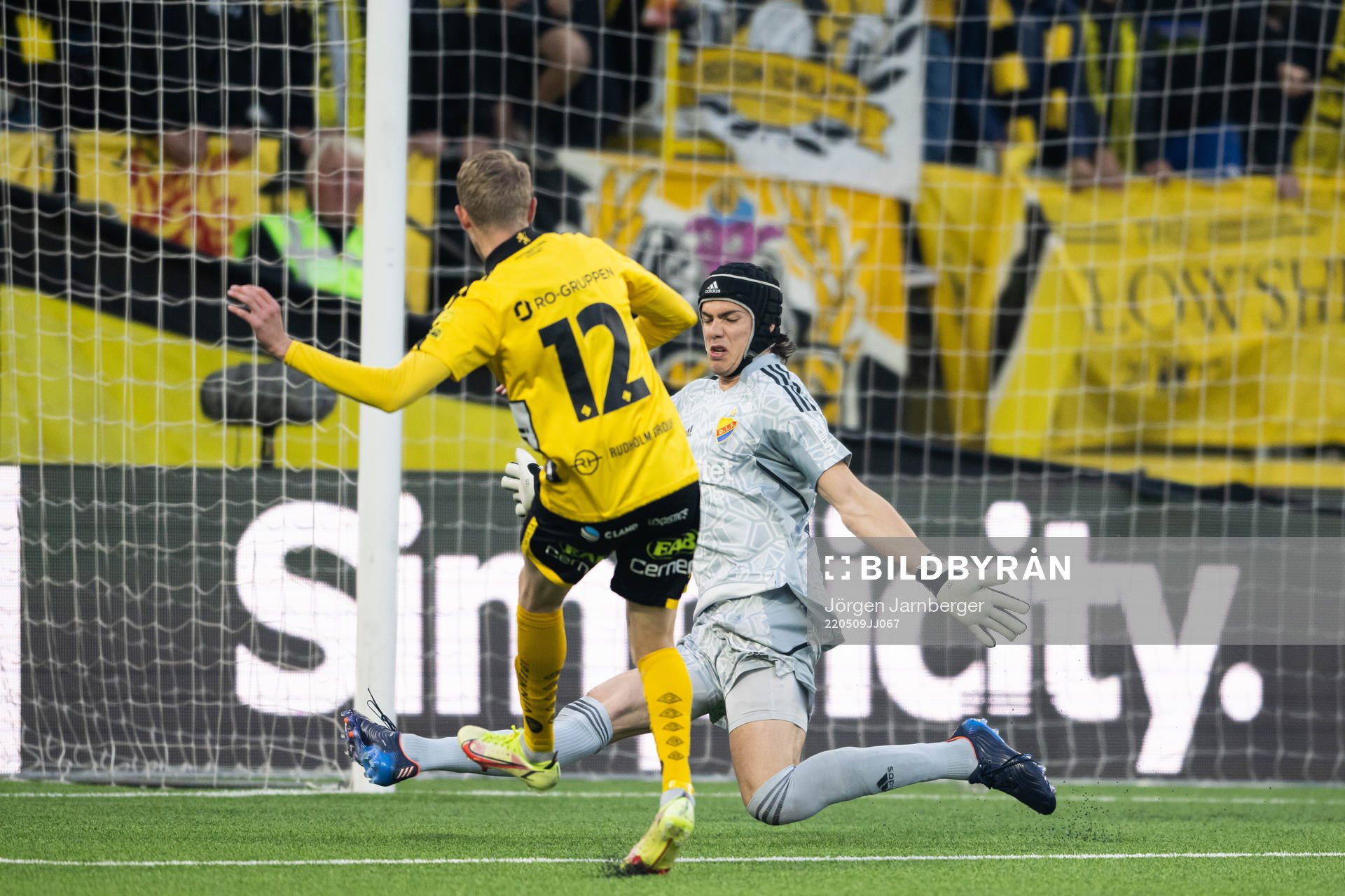 Djurgårdens målvakt Jacob Widell Zetterström