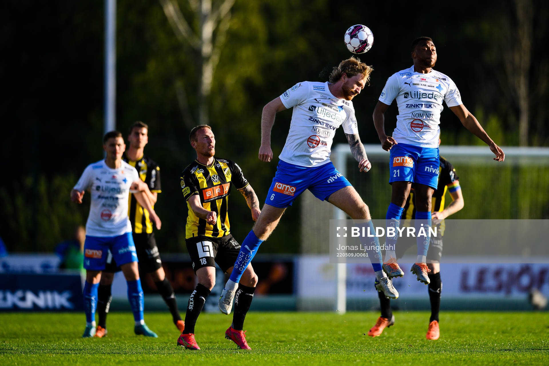 Värnamos Hampus Näsström och Abdussalam Magashy