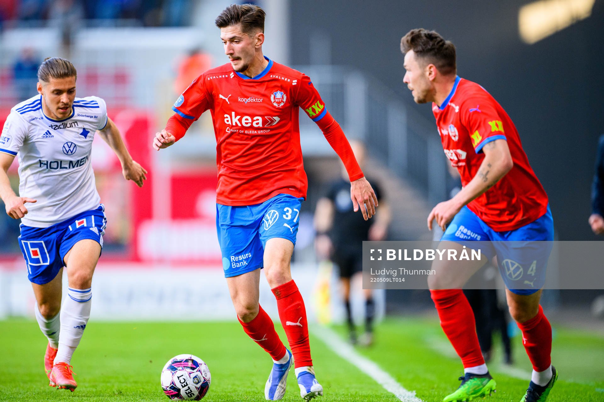 Helsingborgs Armin Gigovic och Viljormur Davidsen