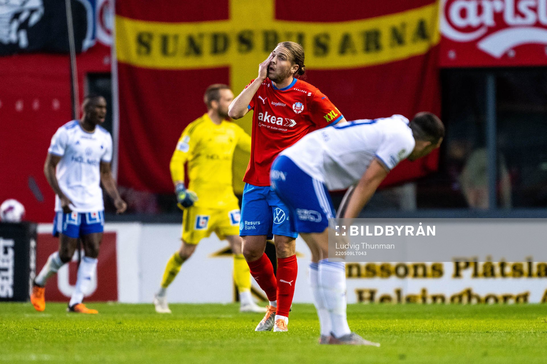 Helsingborgs Charlie Weberg deppar