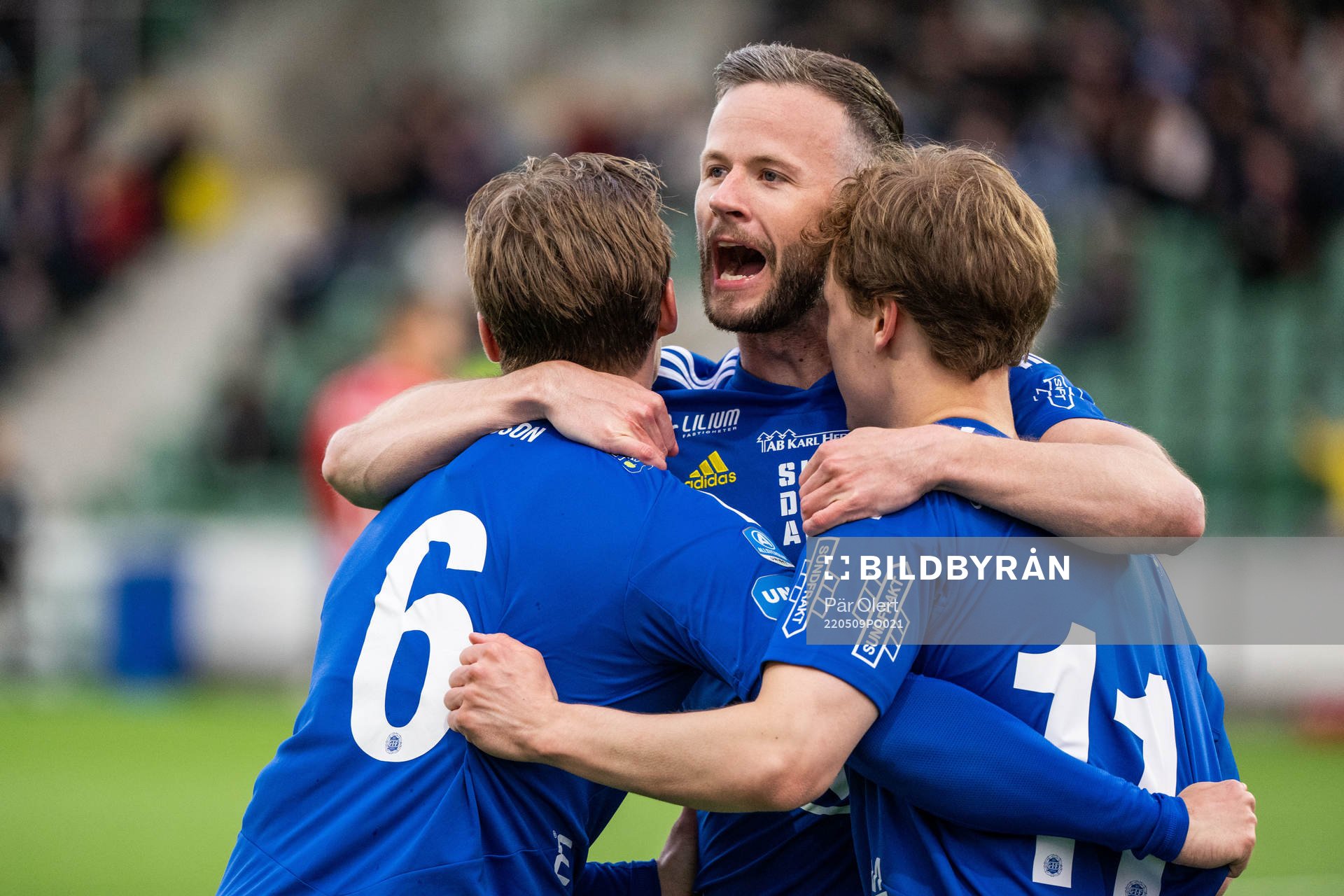 Sundsvalls Robert Lundström jublar