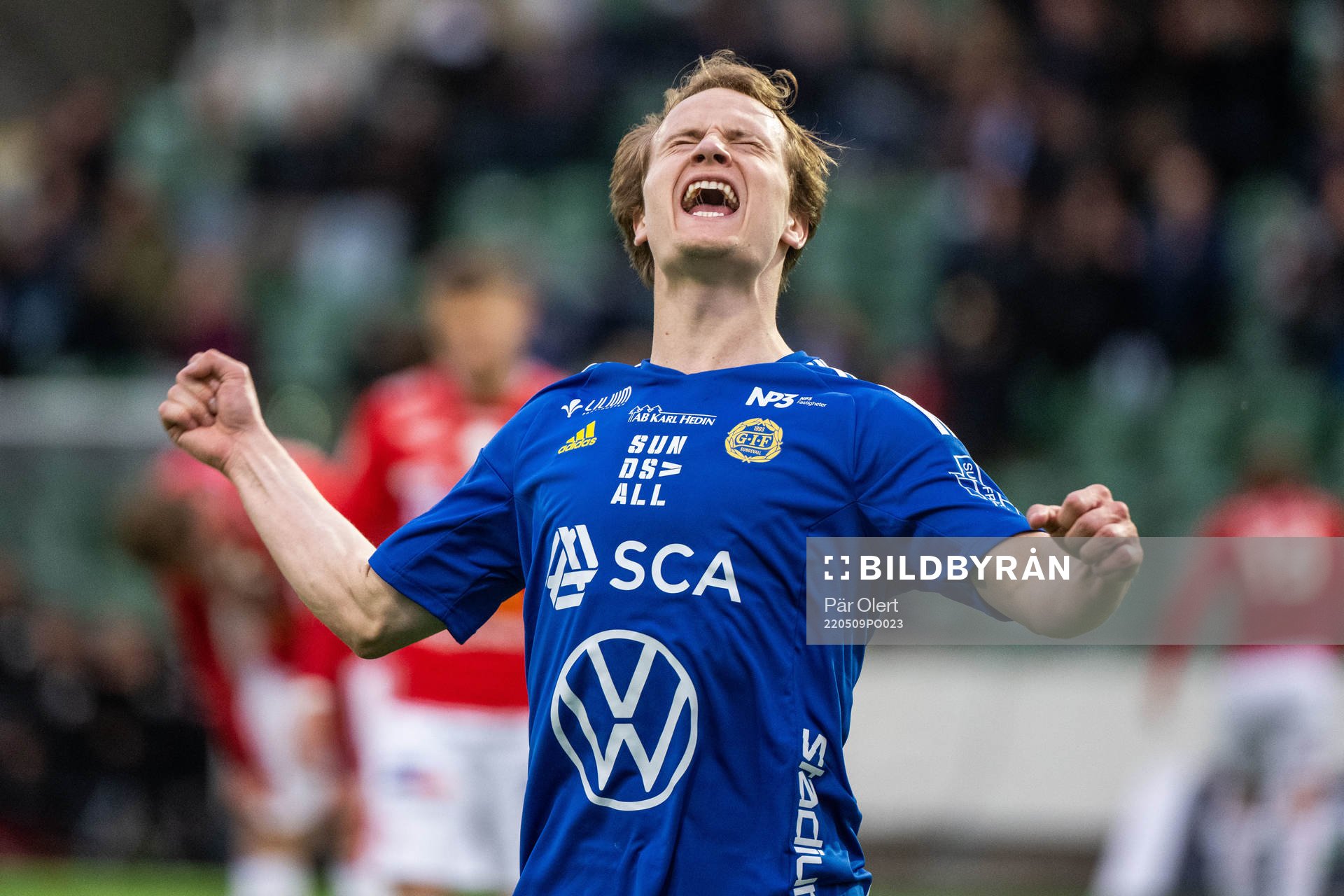 Sundsvalls Saku Ylätupa jublar