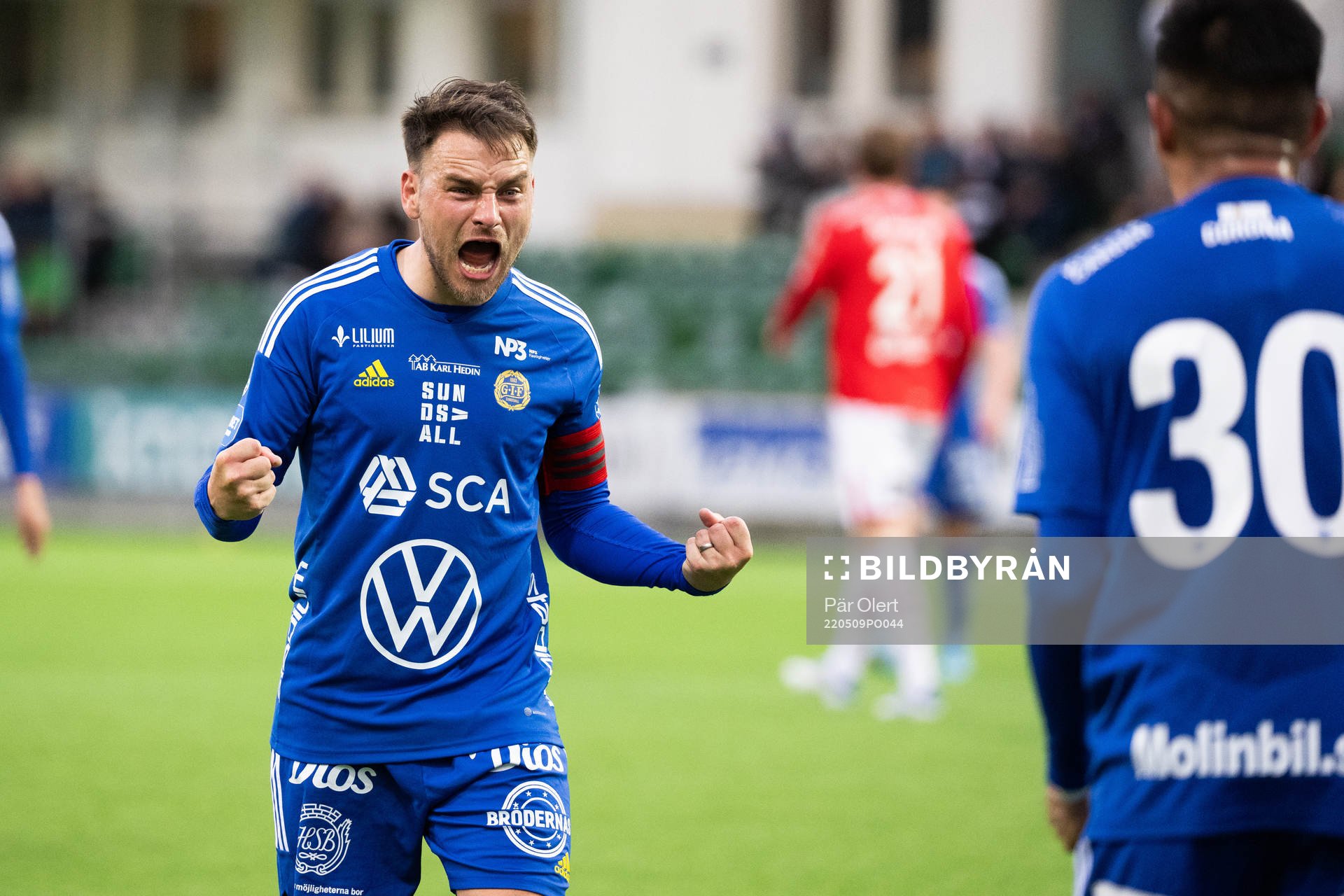 Sundsvalls Pontus Silfwer jublar