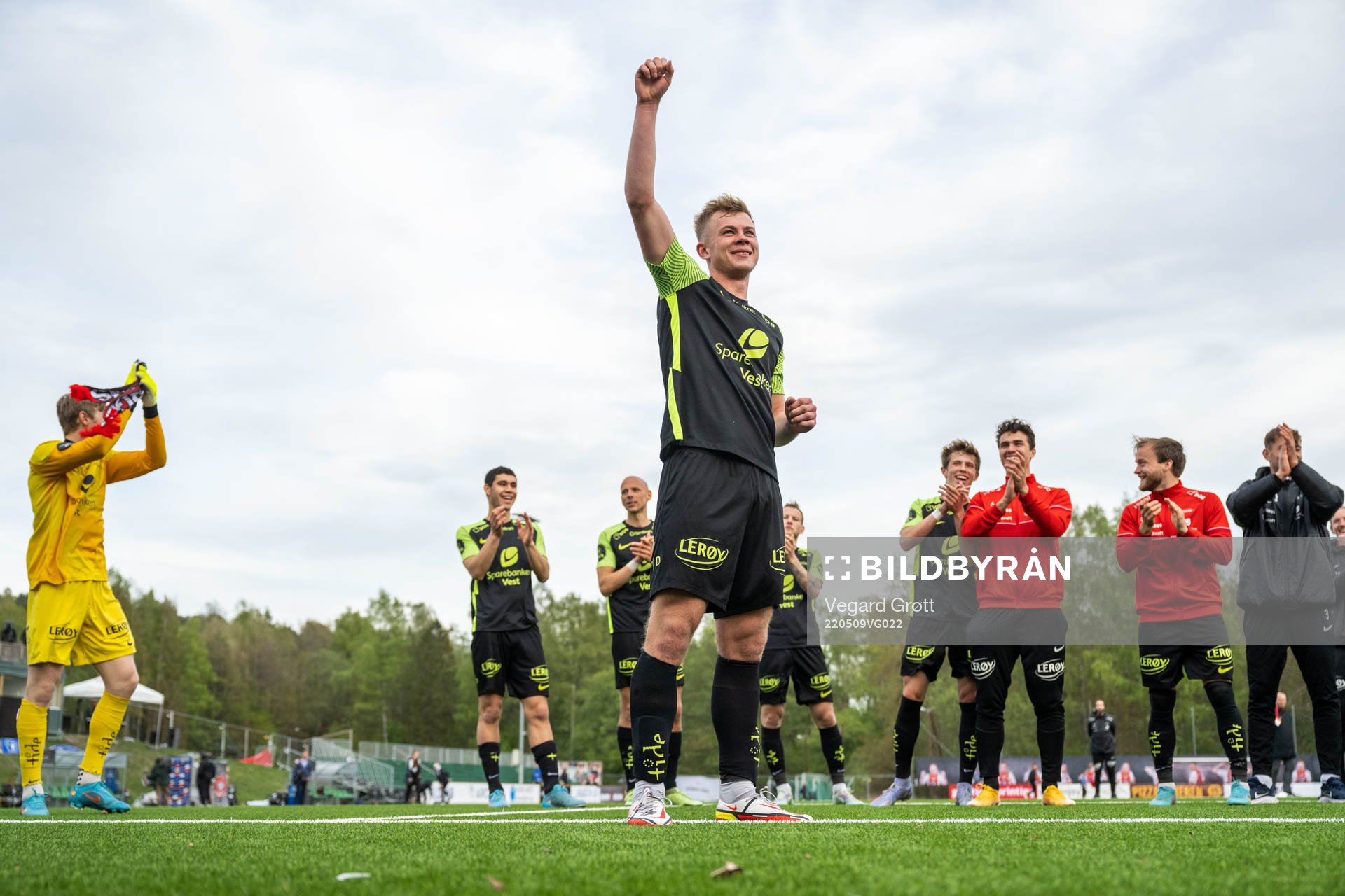 Aune Selland Heggebø of Brann celebrates