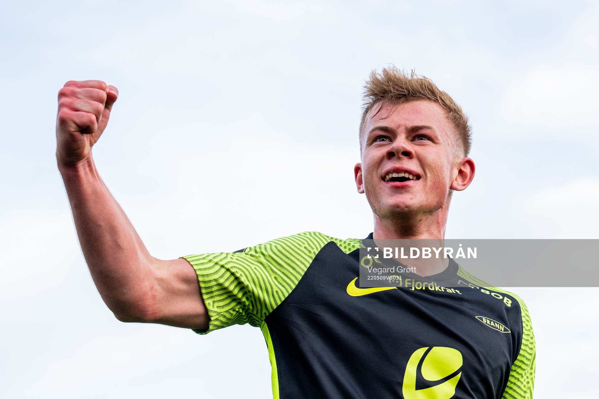 Aune Selland Heggebø of Brann celebrates