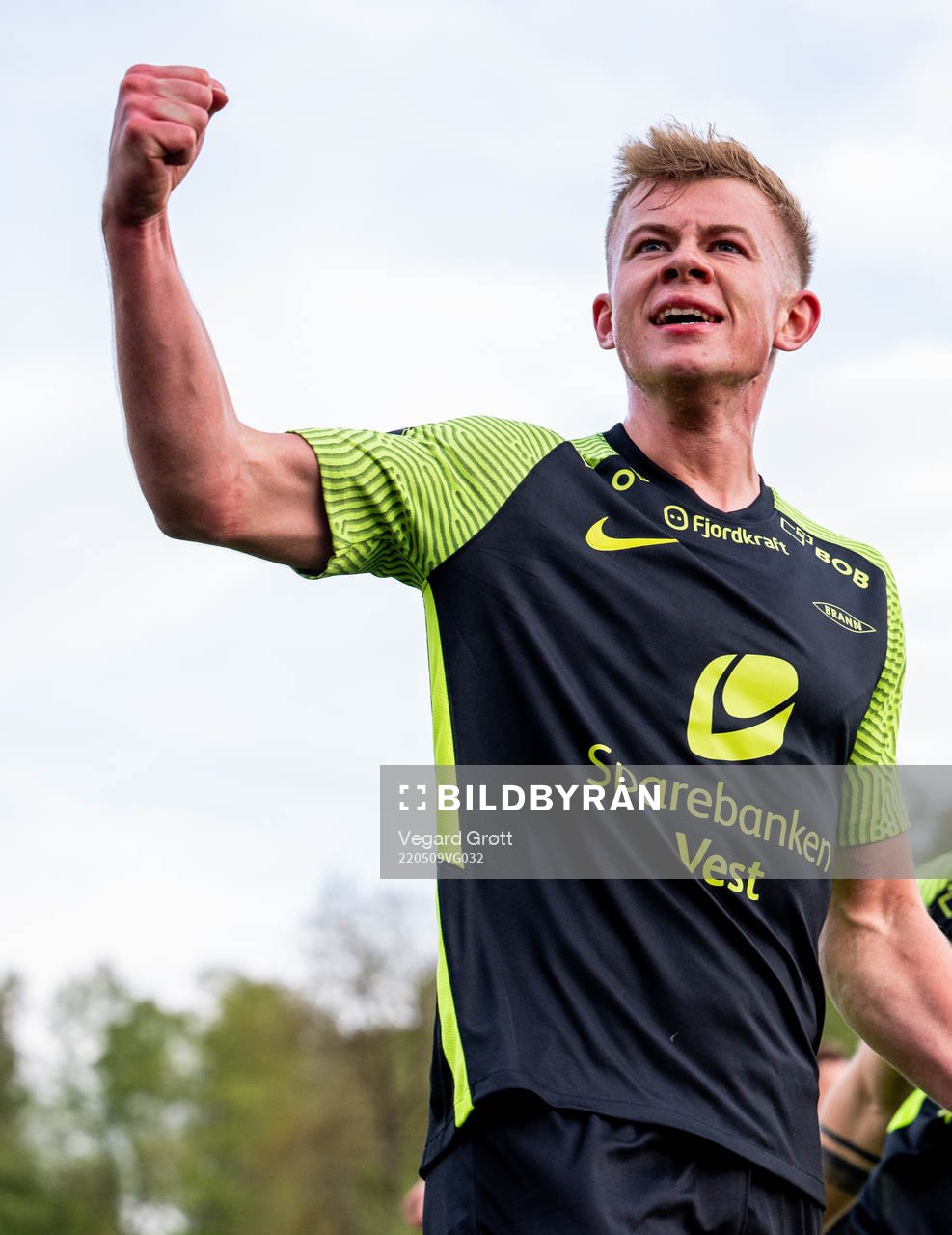 Aune Selland Heggebø of Brann celebrates