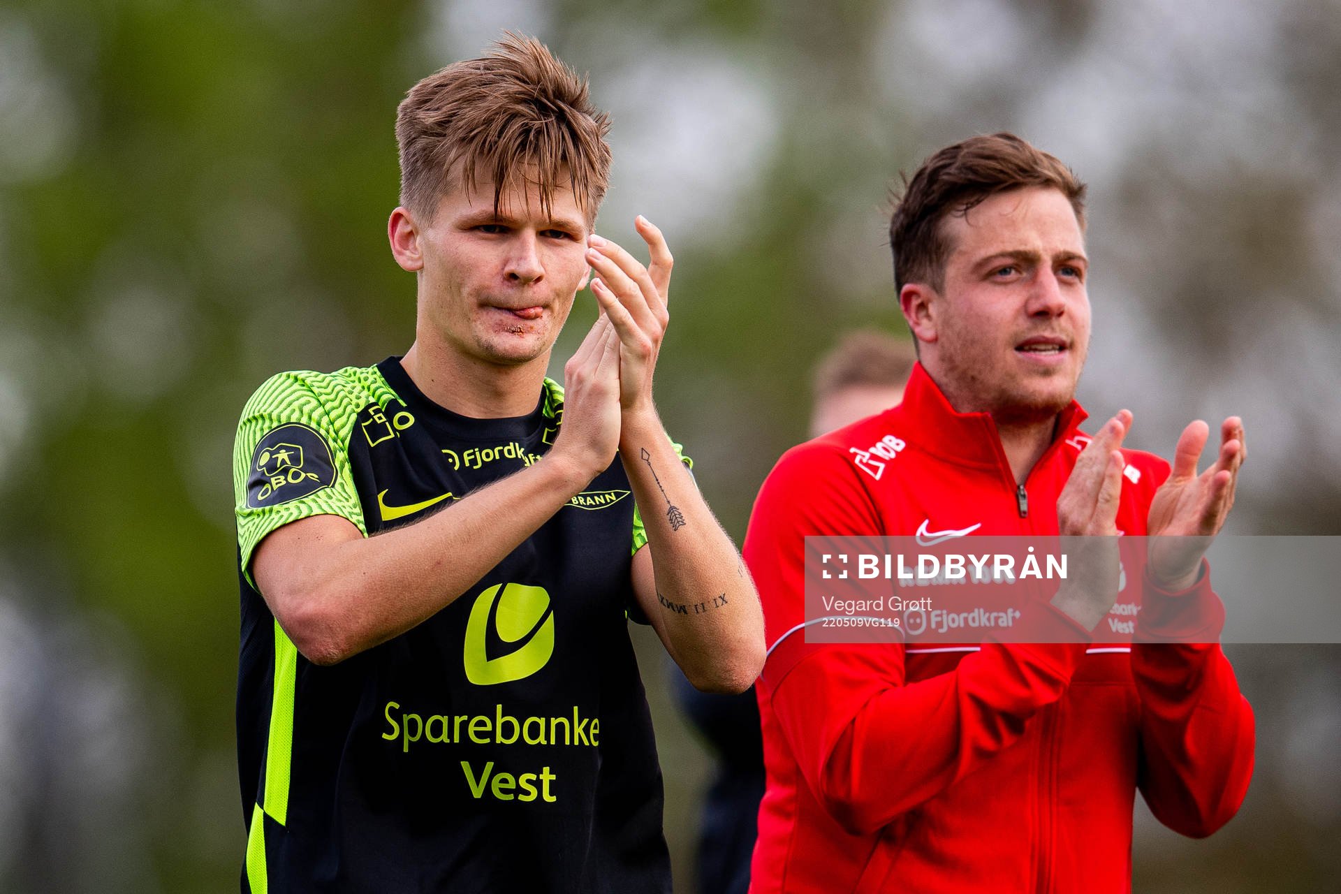 David Møller Wolfe and Frederik Lindbøg Børsting of Brann