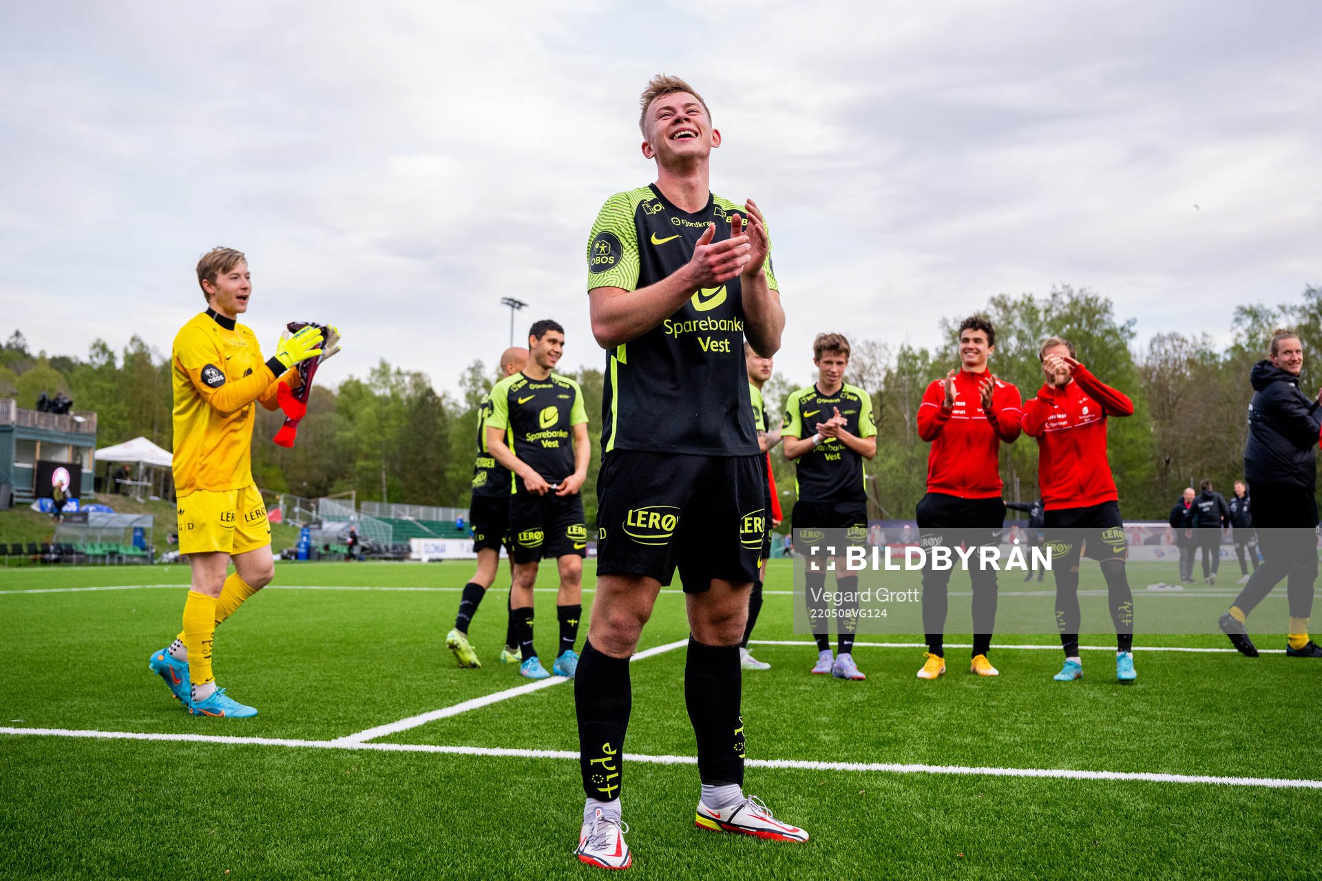 Aune Selland Heggebø of Brann celebrates