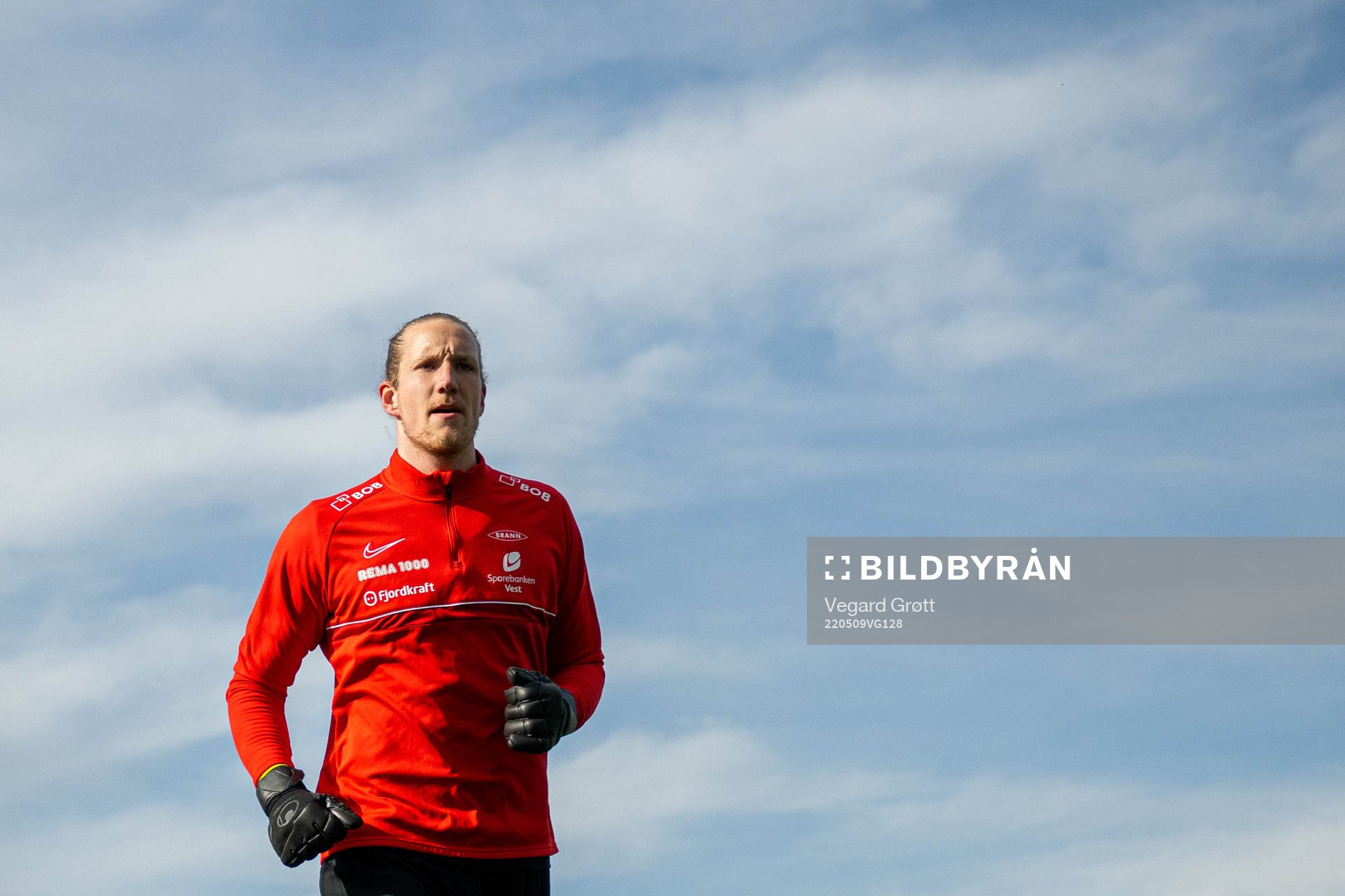 Goalkeeper Eirik Holmen Johansen of Brann
