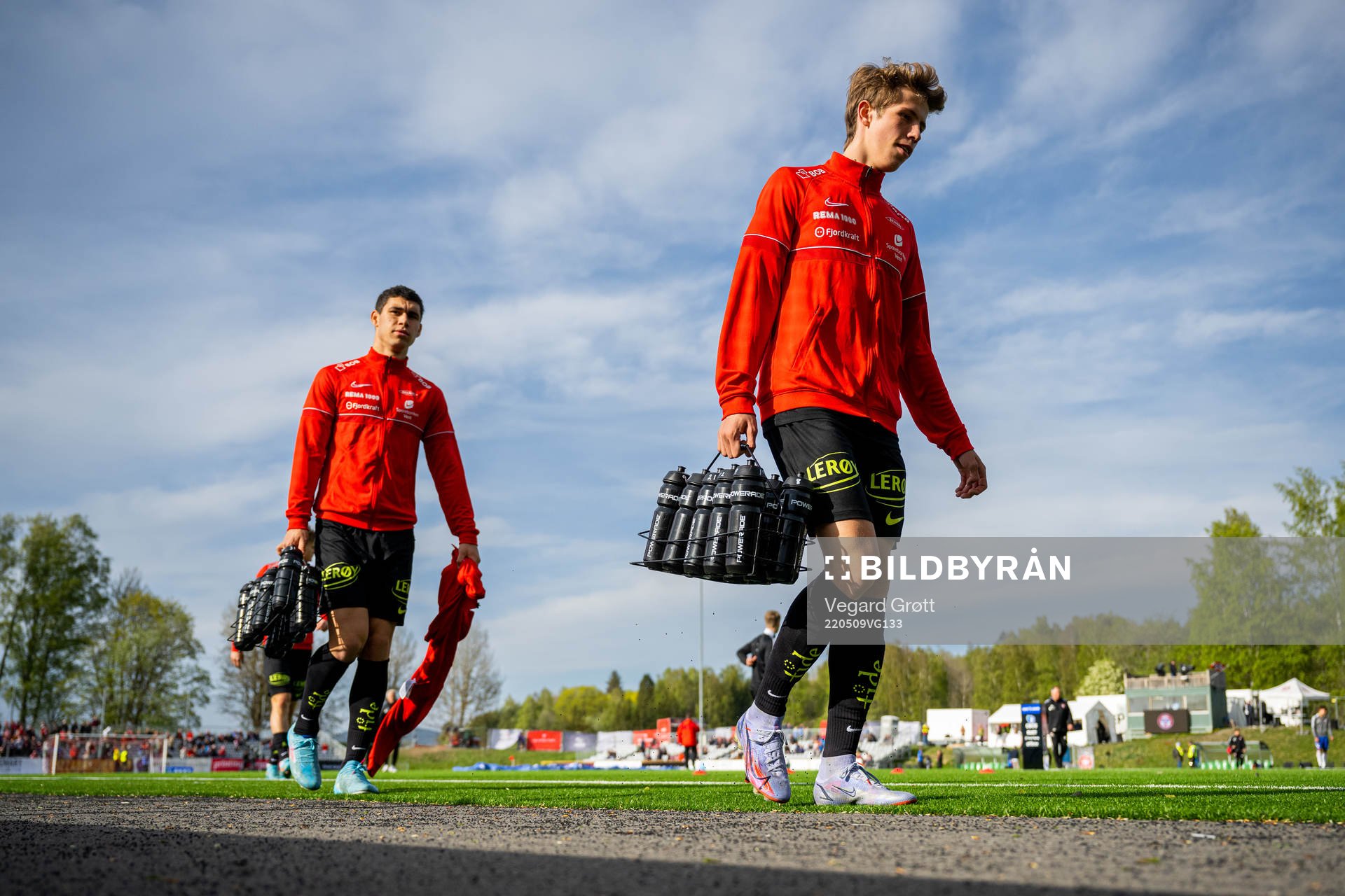 Isak Tomar Hjorteseth and Niklas Jensen Wassberg of Brann