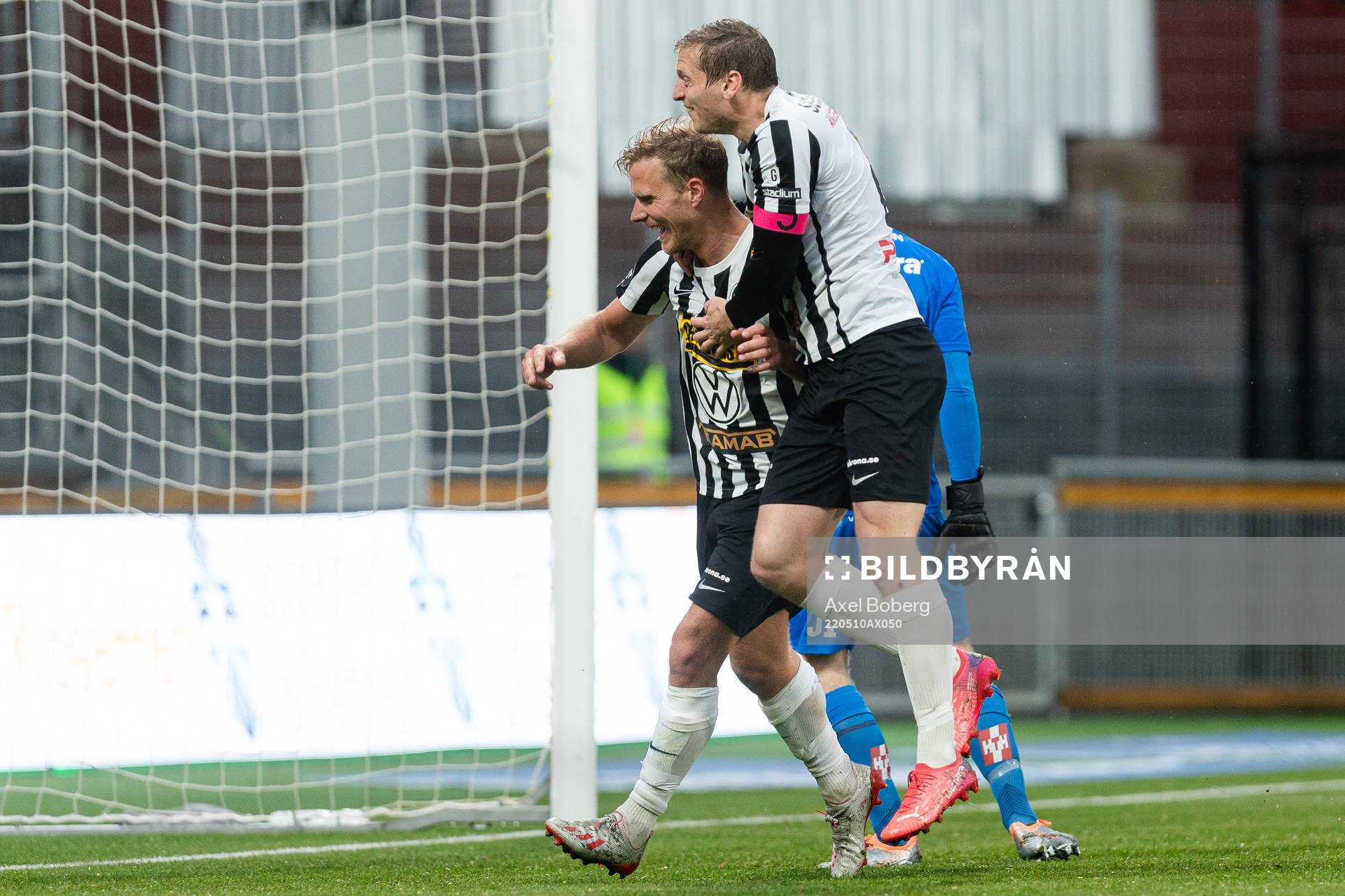 Landskronas Linus R Olsson jublar