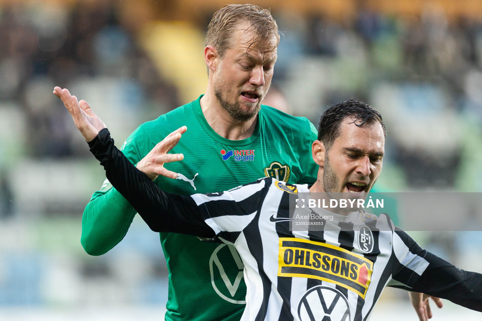 Jönköpings Sebastian Crona och Landskronas Alexander Tkacz