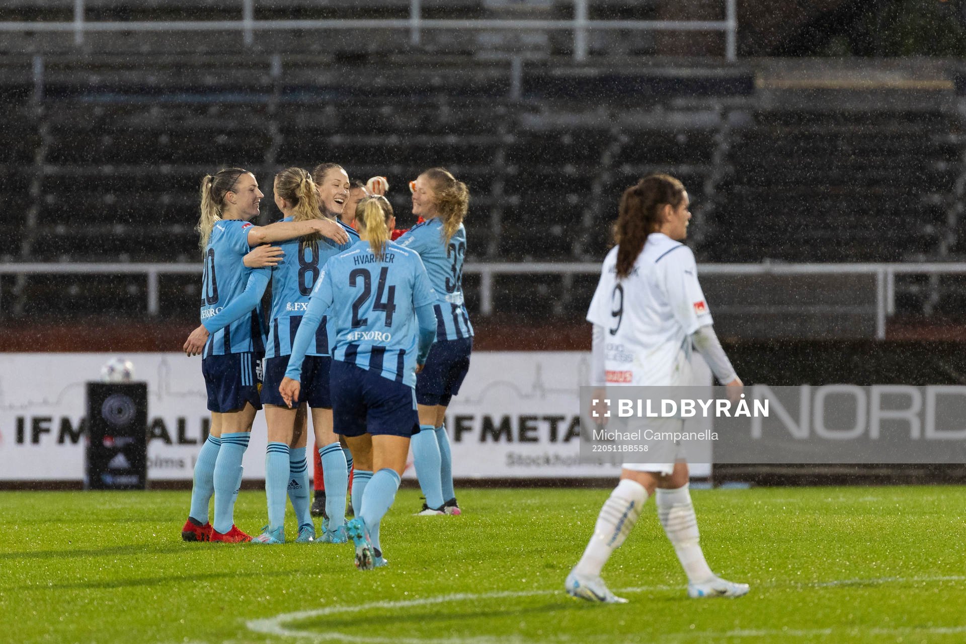 Djurgårdens spelare jublar