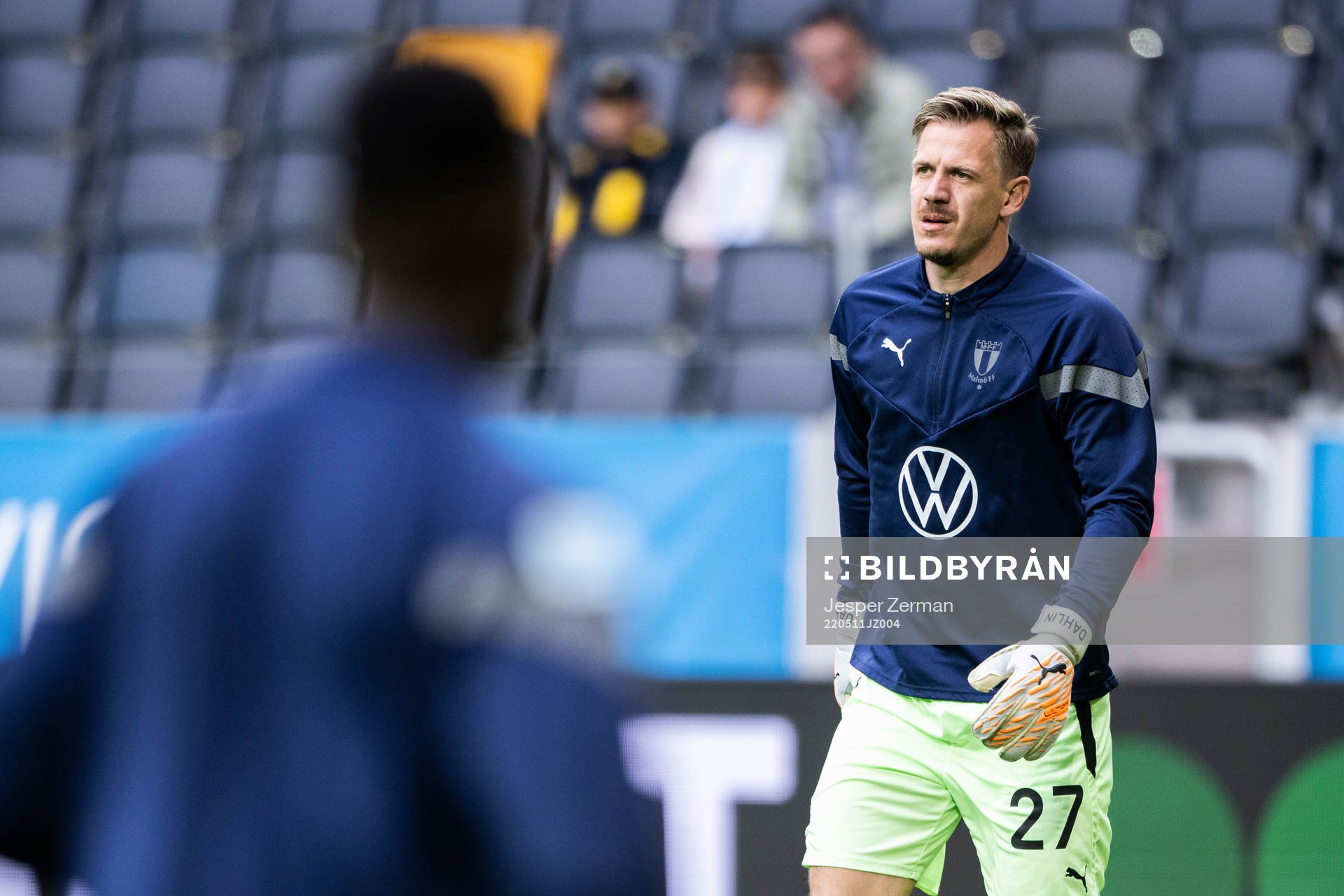Malmö FFs målvakt Johan Dahlin