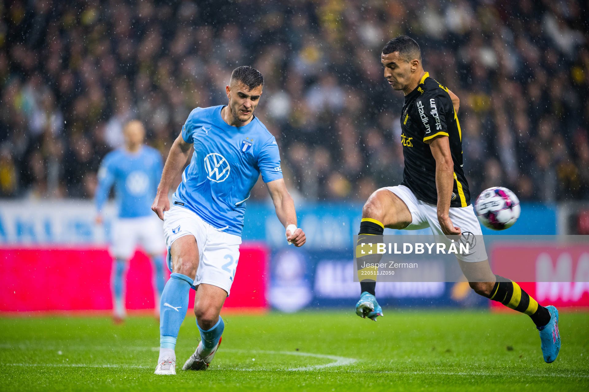 under fotbollsmatchen i Allsvenskan mellan AIK och Malmö FF