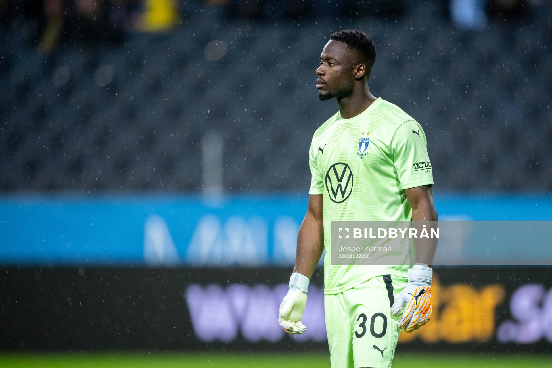 Malmö FFs målvakt Ismael Diawara