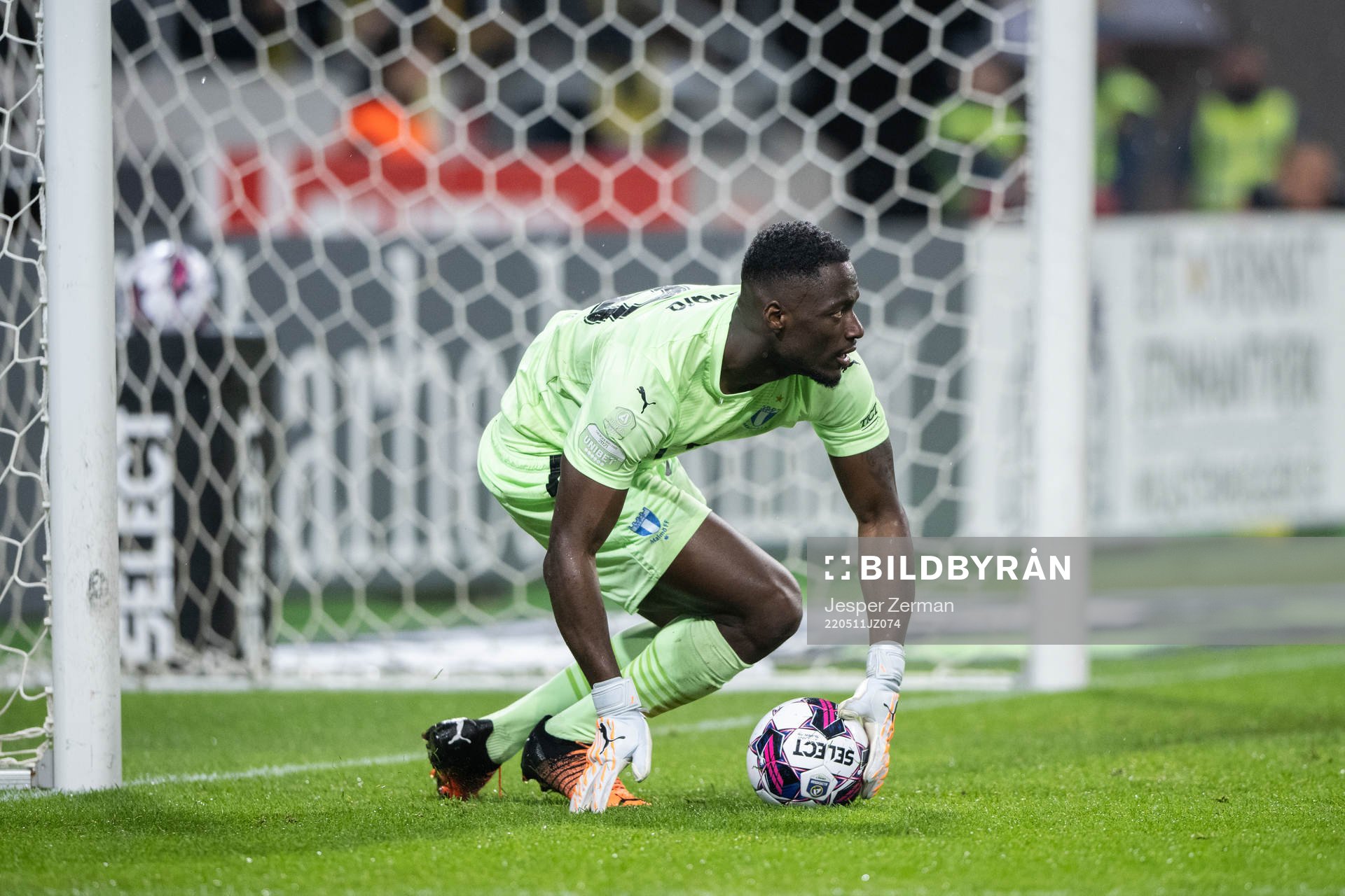 Malmö FFs målvakt Ismael Diawara