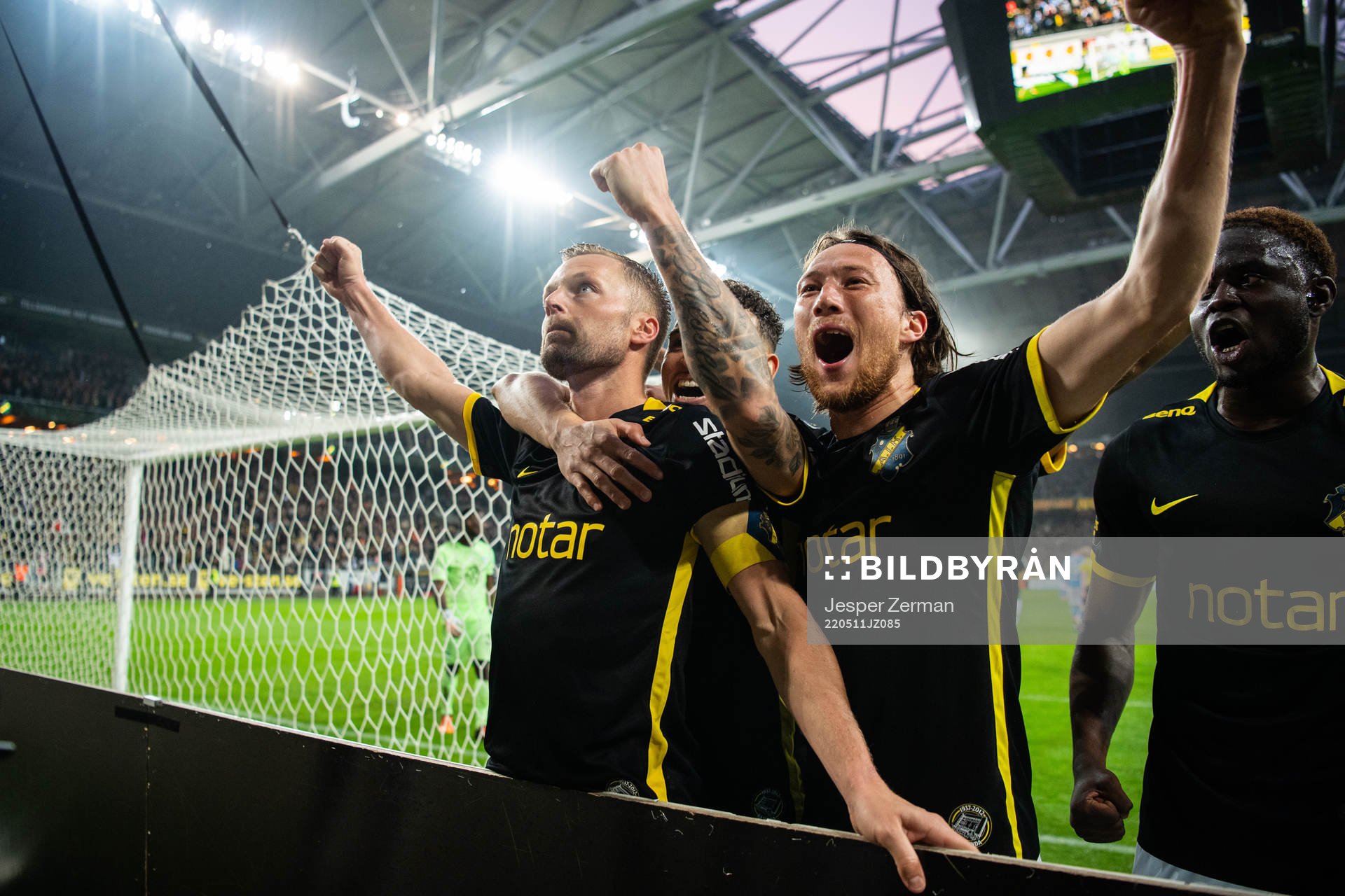 s Sebastian Larsson, Jordan Larsson och Axel Björnström