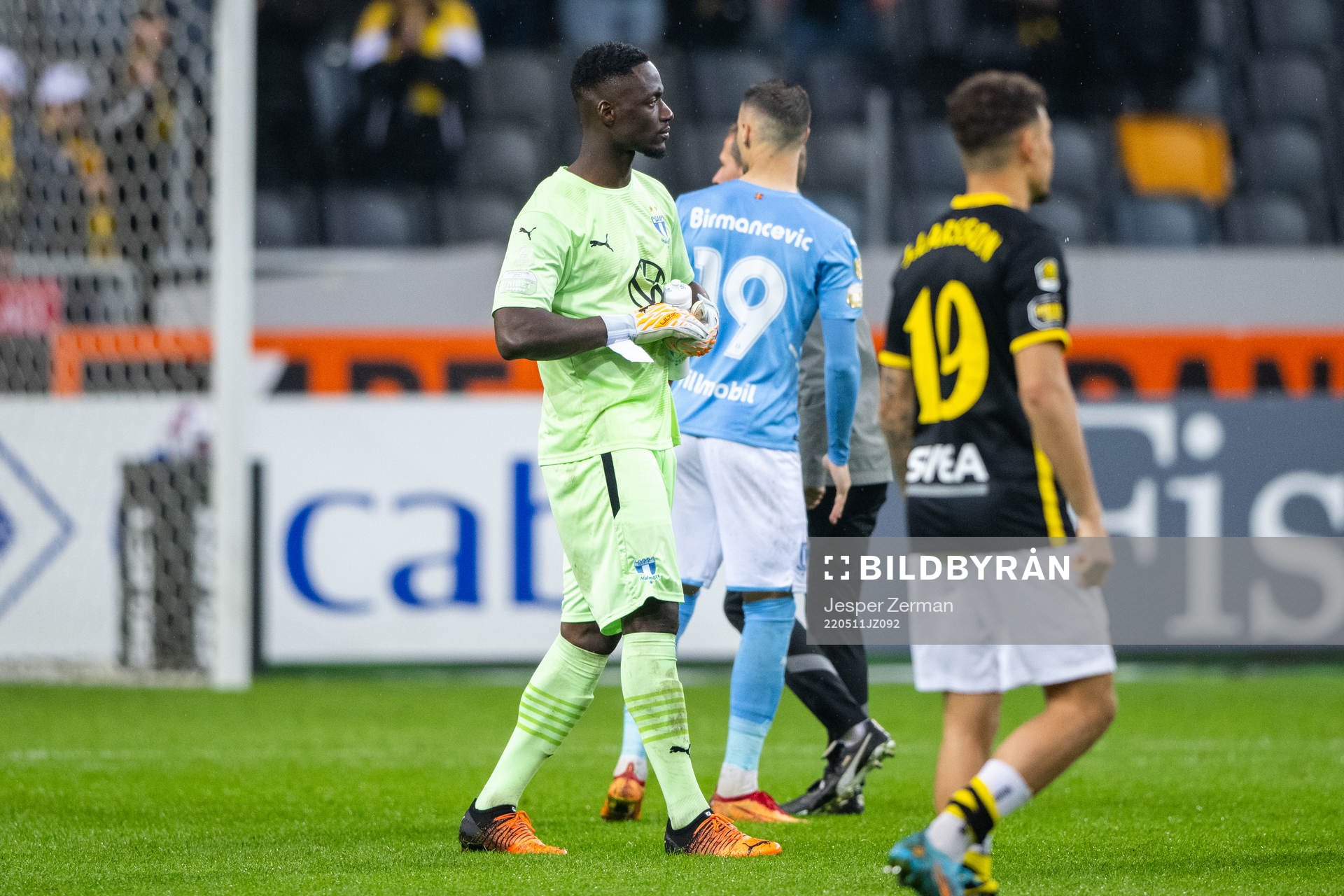 Malmö FFs Ismael Diawara  deppar