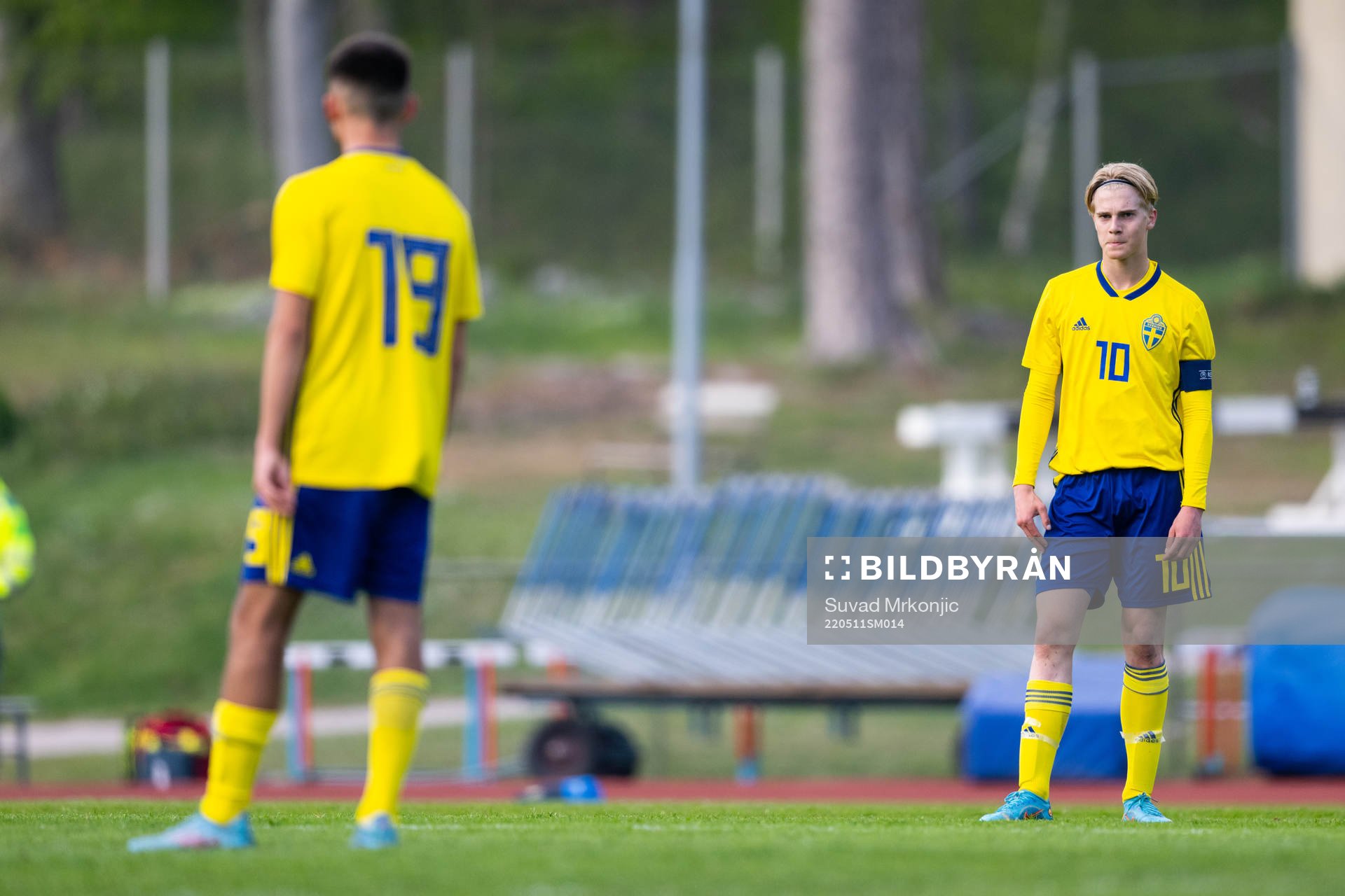 Sveriges Alexandru Ghita och Lucas Bergvall deppar