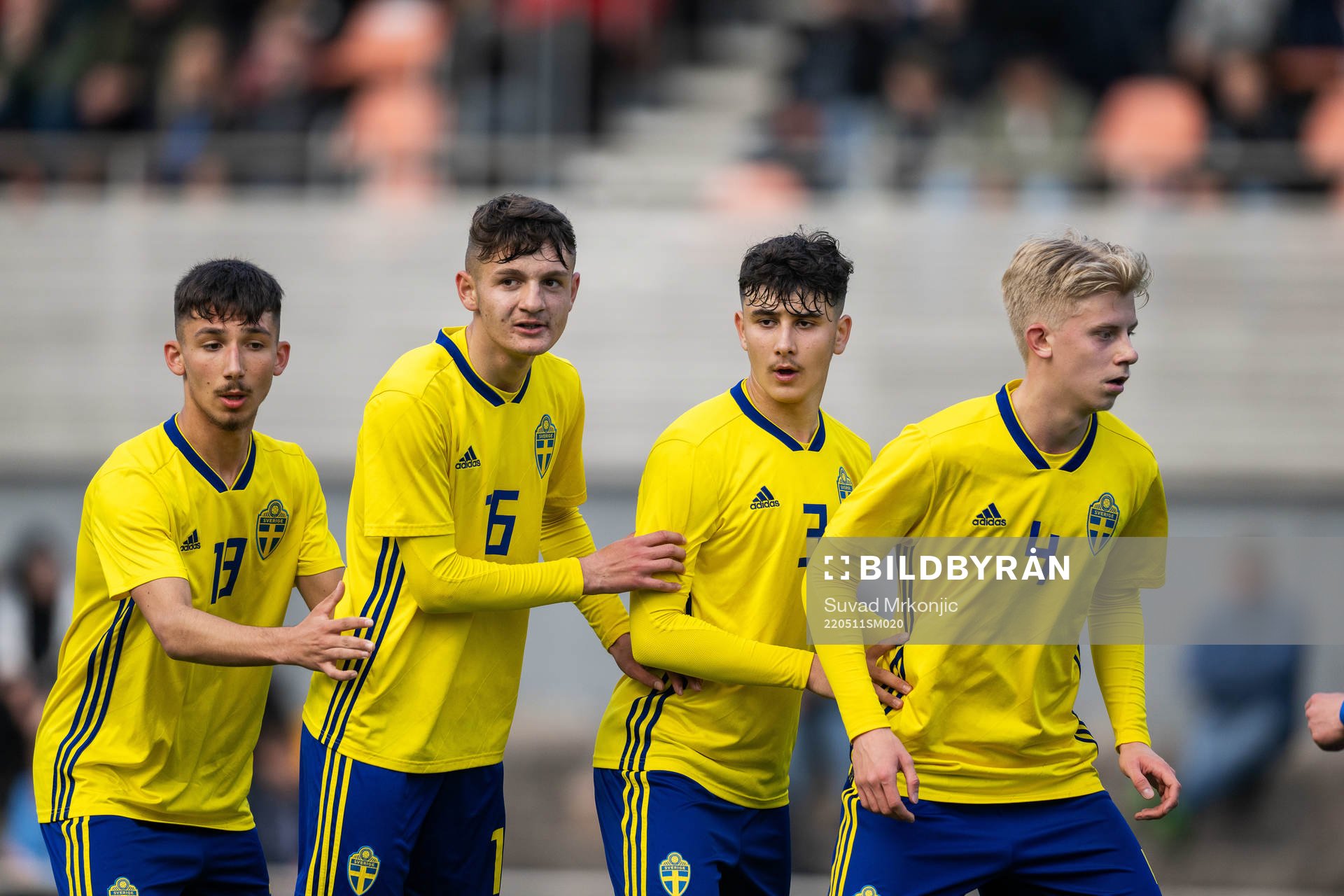 Sveriges Alexandru Ghita, Allen Smajic, Simeon Jovanovski