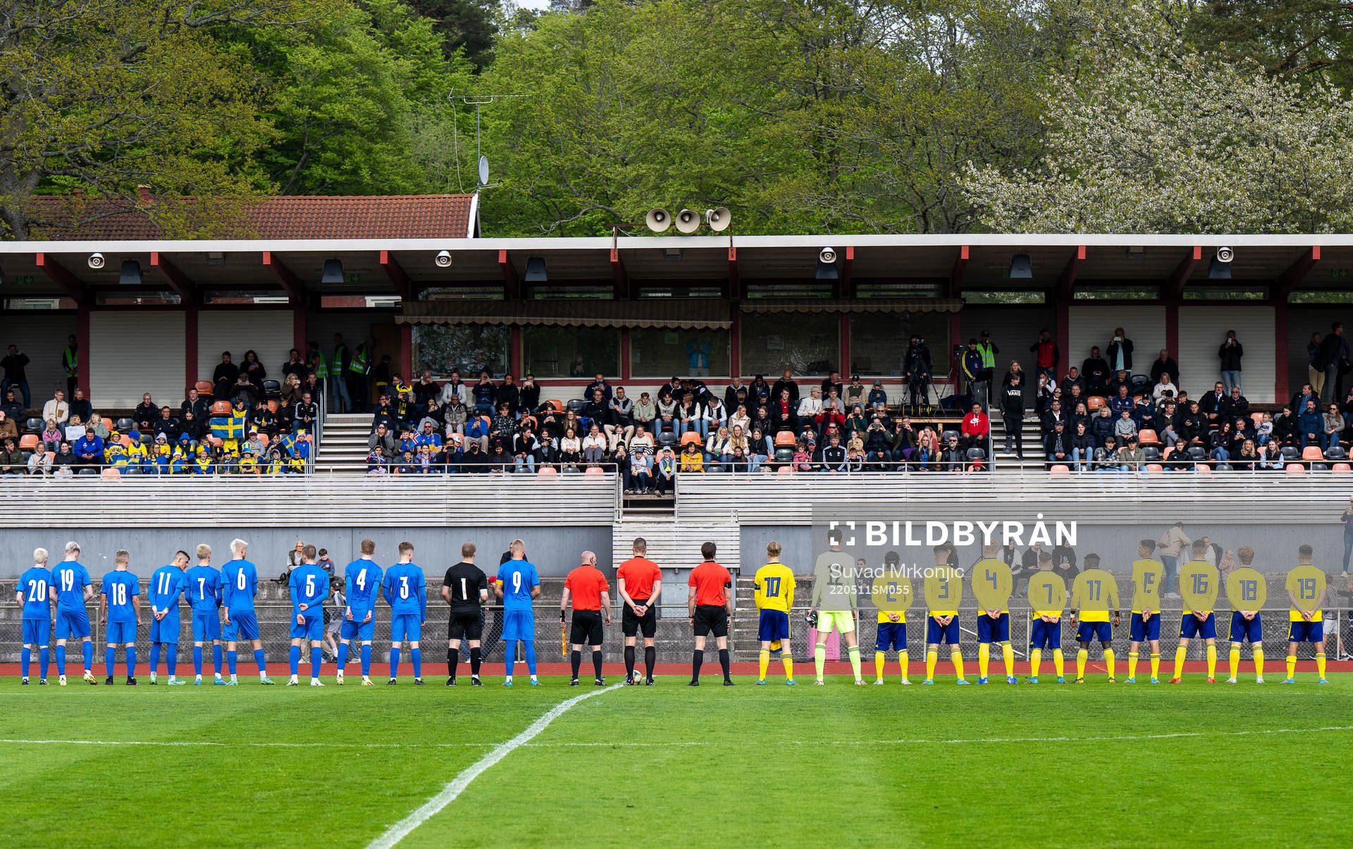 Islands och Sveriges spelare