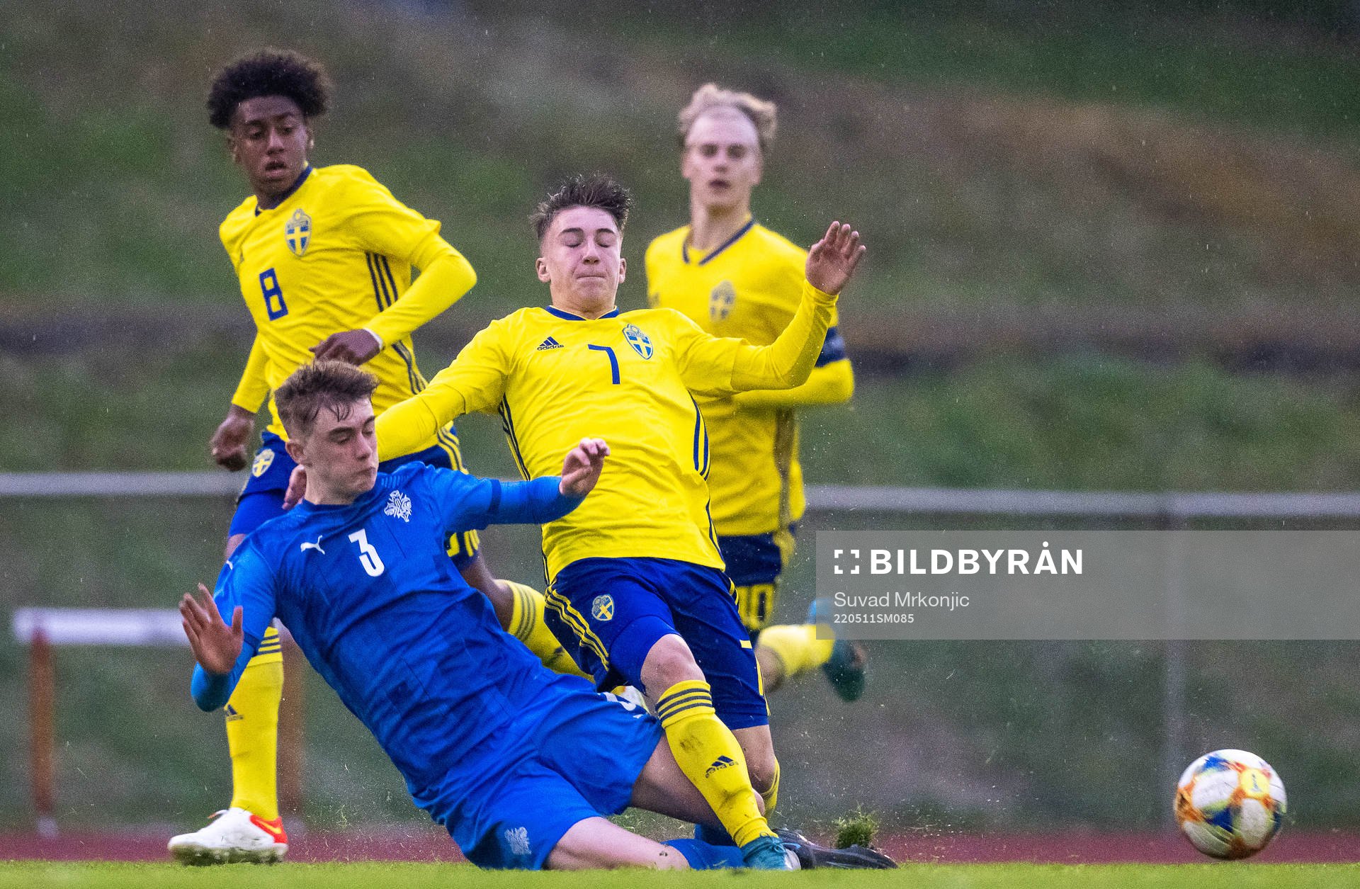 Islands Noel Atli Arnórsson och Sveriges Nino Bursic
