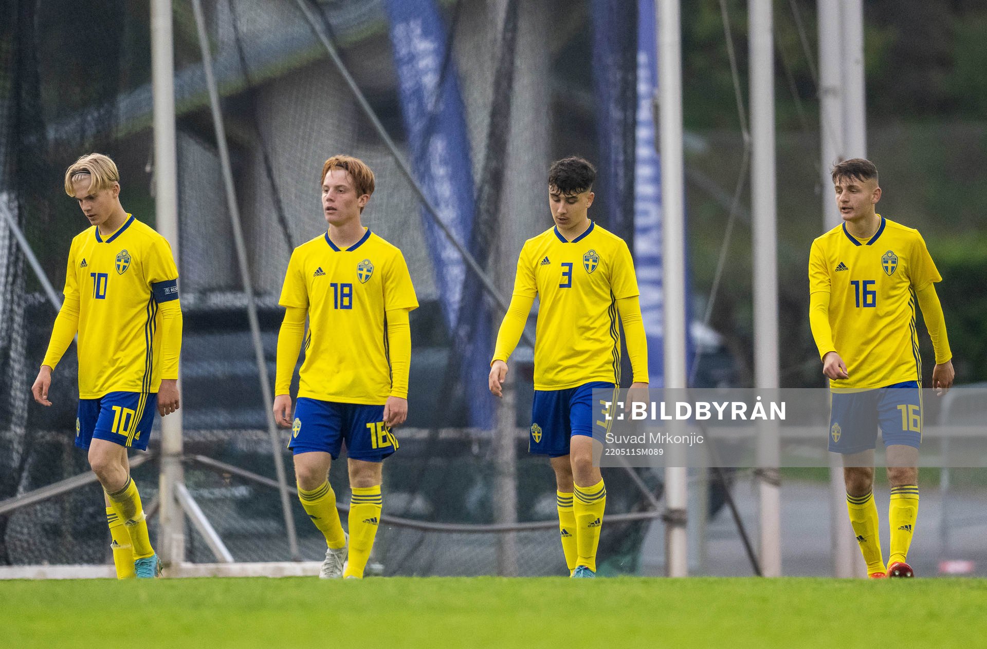 Sveriges Lucas Bergvall, William Andersson, Simeon