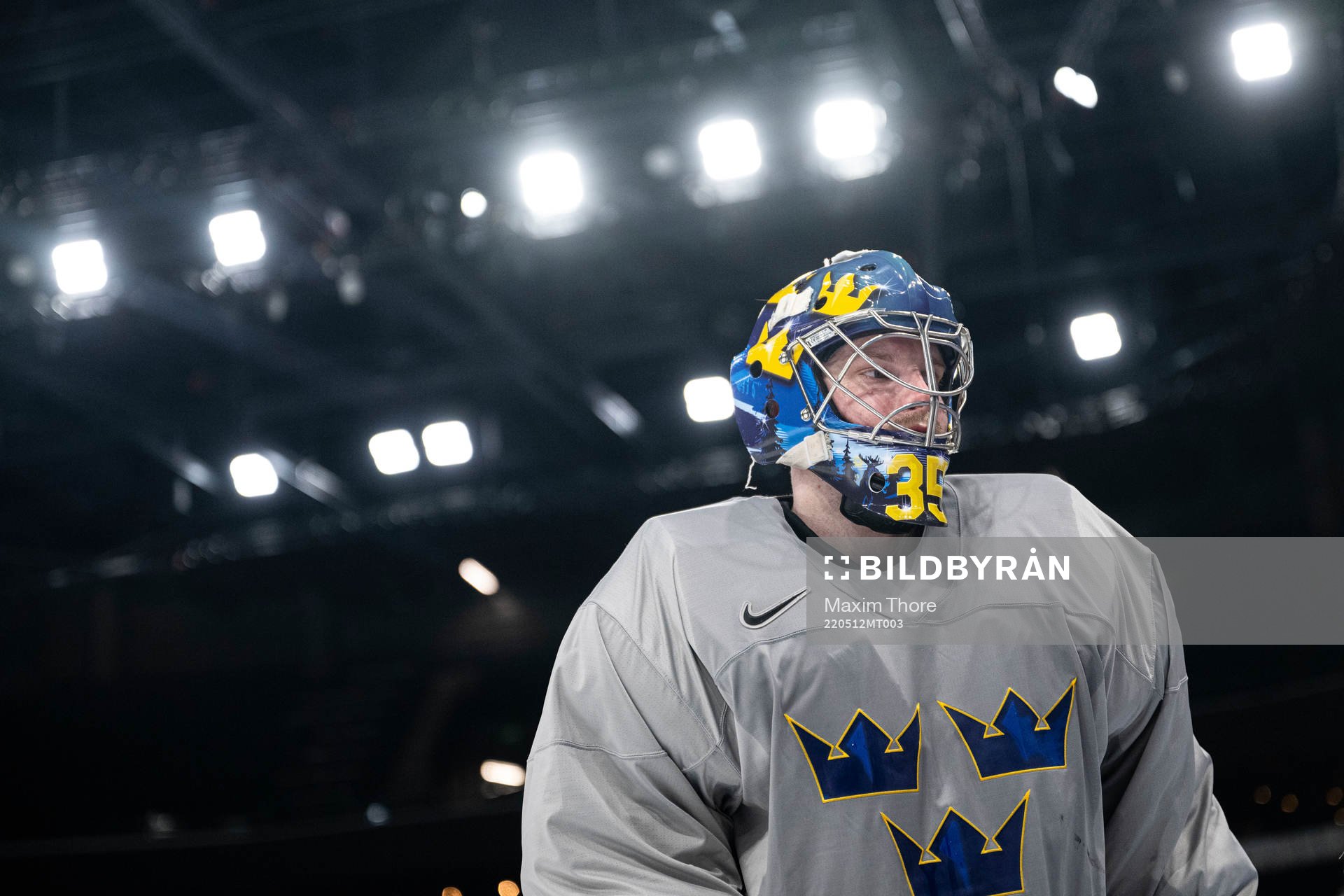 Goaltender Oscar Dansk