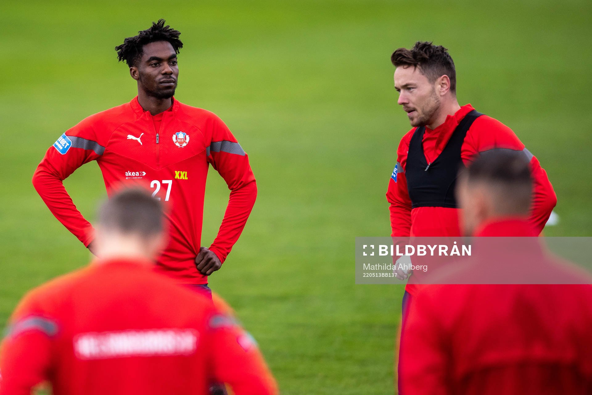Benjamin Acquah och Viljormur Davidsen