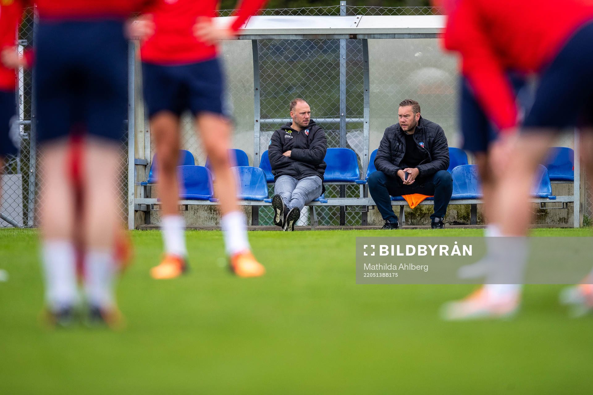 Sportchef Andreas Granqvist och klubbdirektör Joel Sandborg