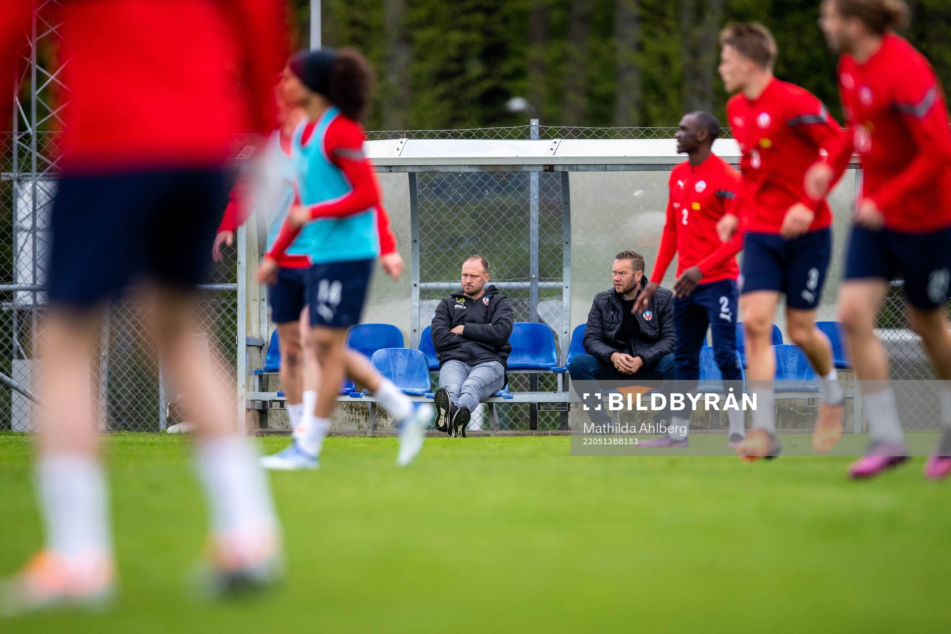 Sportchef Andreas Granqvist och klubbdirektör Joel Sandborg