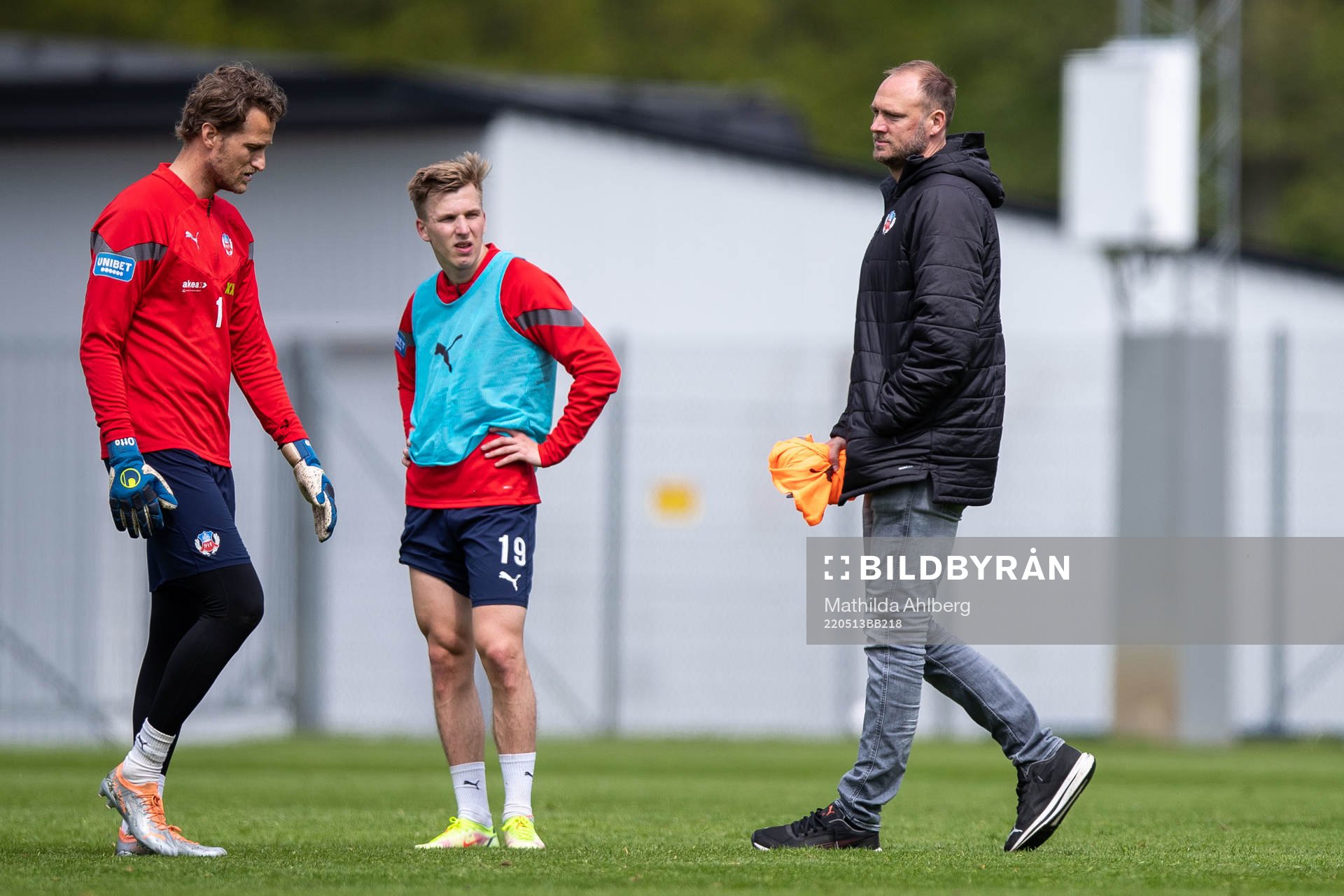 Målvakt Anders Lindegaard och sportchef Andreas Granqvist
